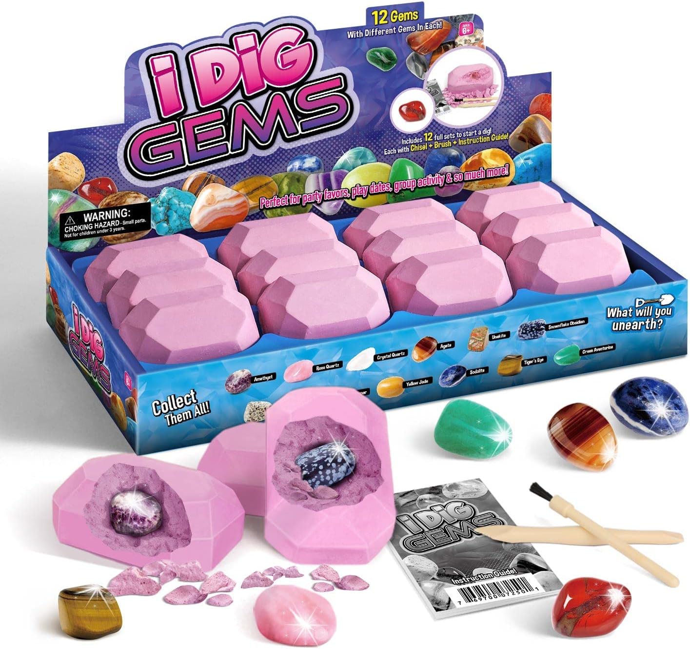 Thumbnail 6 de Gamerside Fossil Digging Kit, 12 Fossils