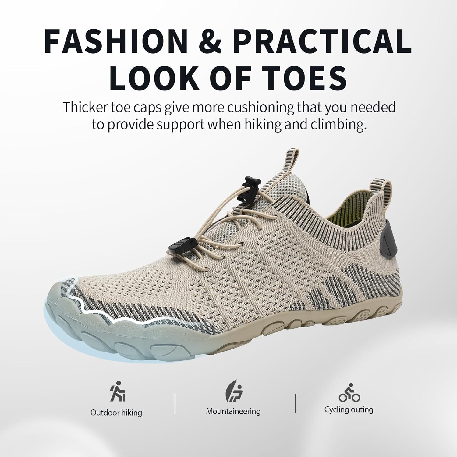 Thumbnail 4 de IceUnicorn Barfußschuhe Damen/Herren – Breite Zehenbox, Geländelaufschuhe, Unisex Aquaschuhe