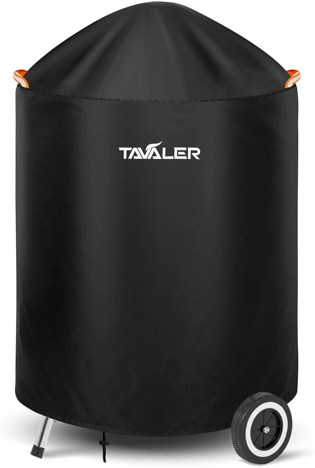Detalle de Tavaler Kugelgrill Abdeckung wetterfest (420D Oxford), passend für Weber Kugelgrill 57 cm, 77 x 90 cm