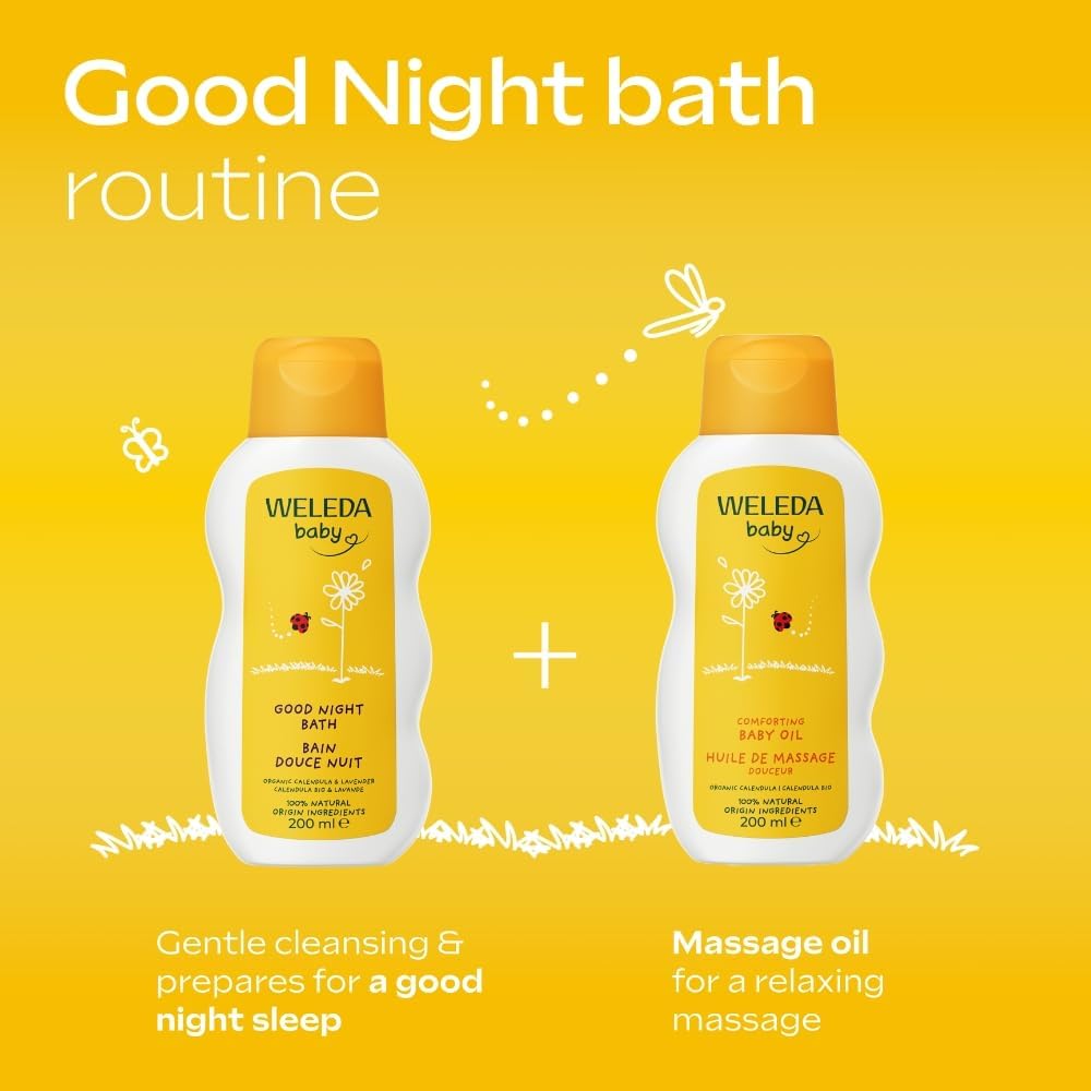 Thumbnail 5 de Weleda Baby Good Night Bath: Calming Calendula & Lavender Bath Soak (200ml)