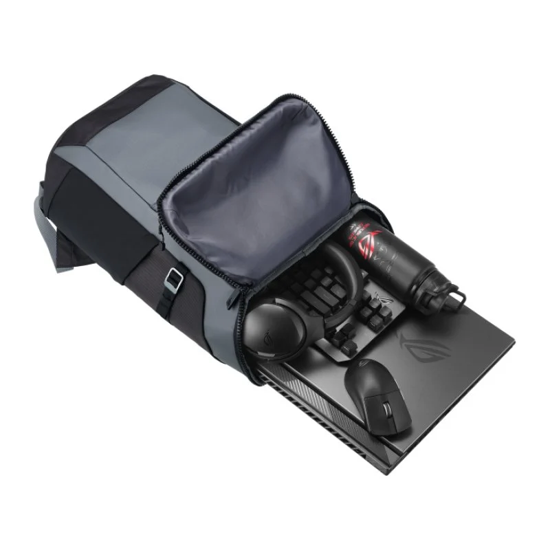 Detalle 2 de ASUS ROG Ranger BP2701: Mochila para Portátil de hasta 17.3" (Gris/Negro)