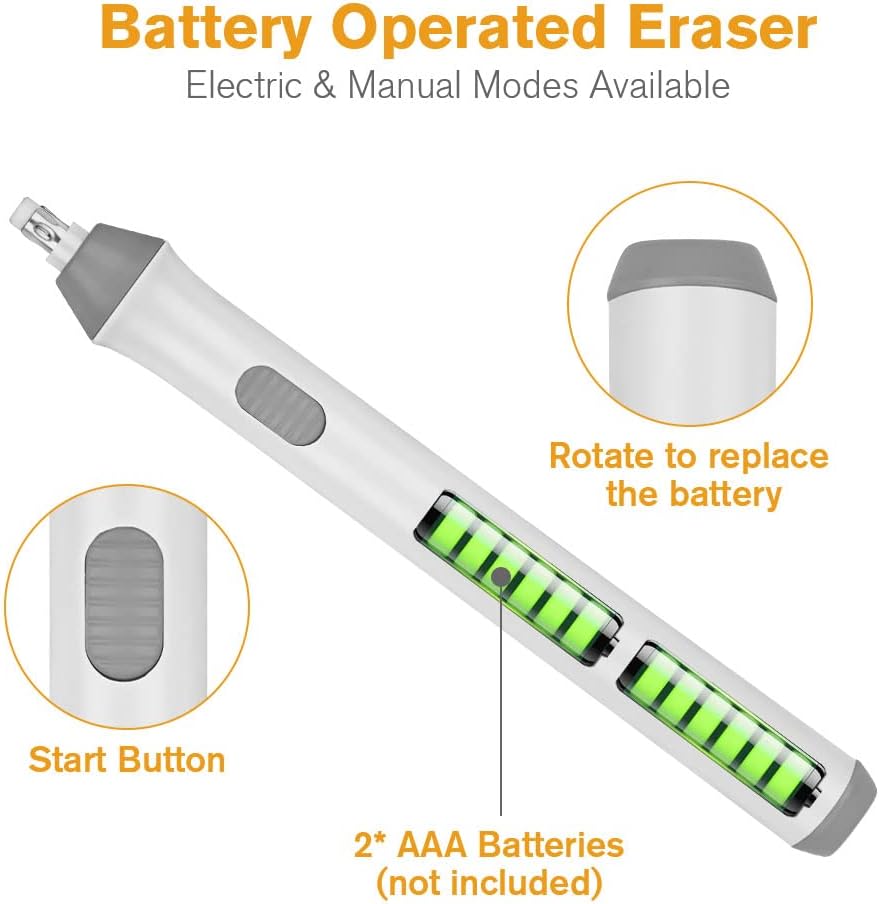 Detalle 2 de OFFCUP Electric Eraser 22pc refills