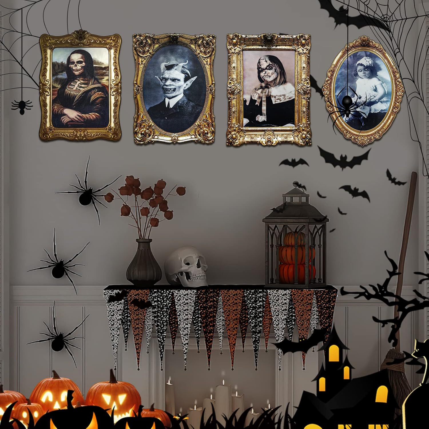Thumbnail 6 de ECGER Halloween portrait decorations, 13 x 9.8 inches