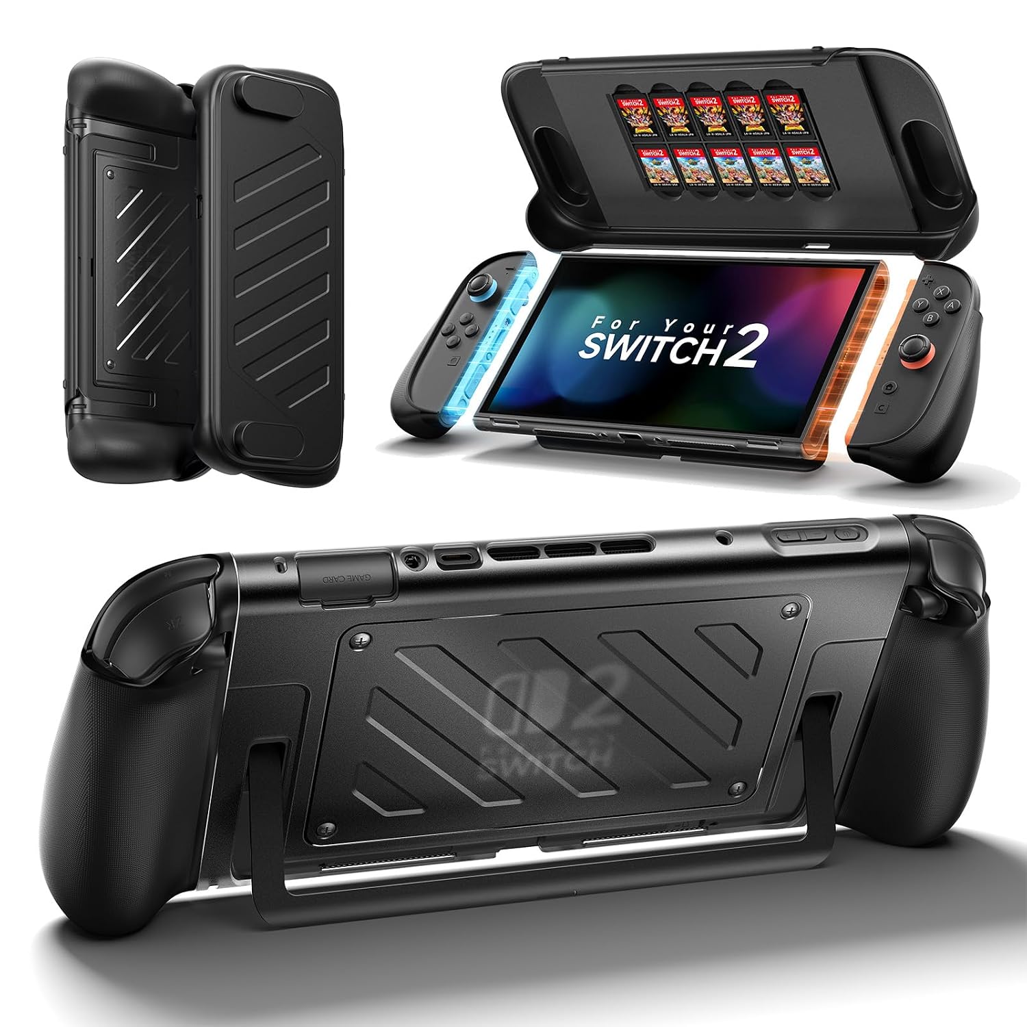 Detalle de JSAUX Split-Schutzhülle für Switch 2 – Schutzhülle mit Griff