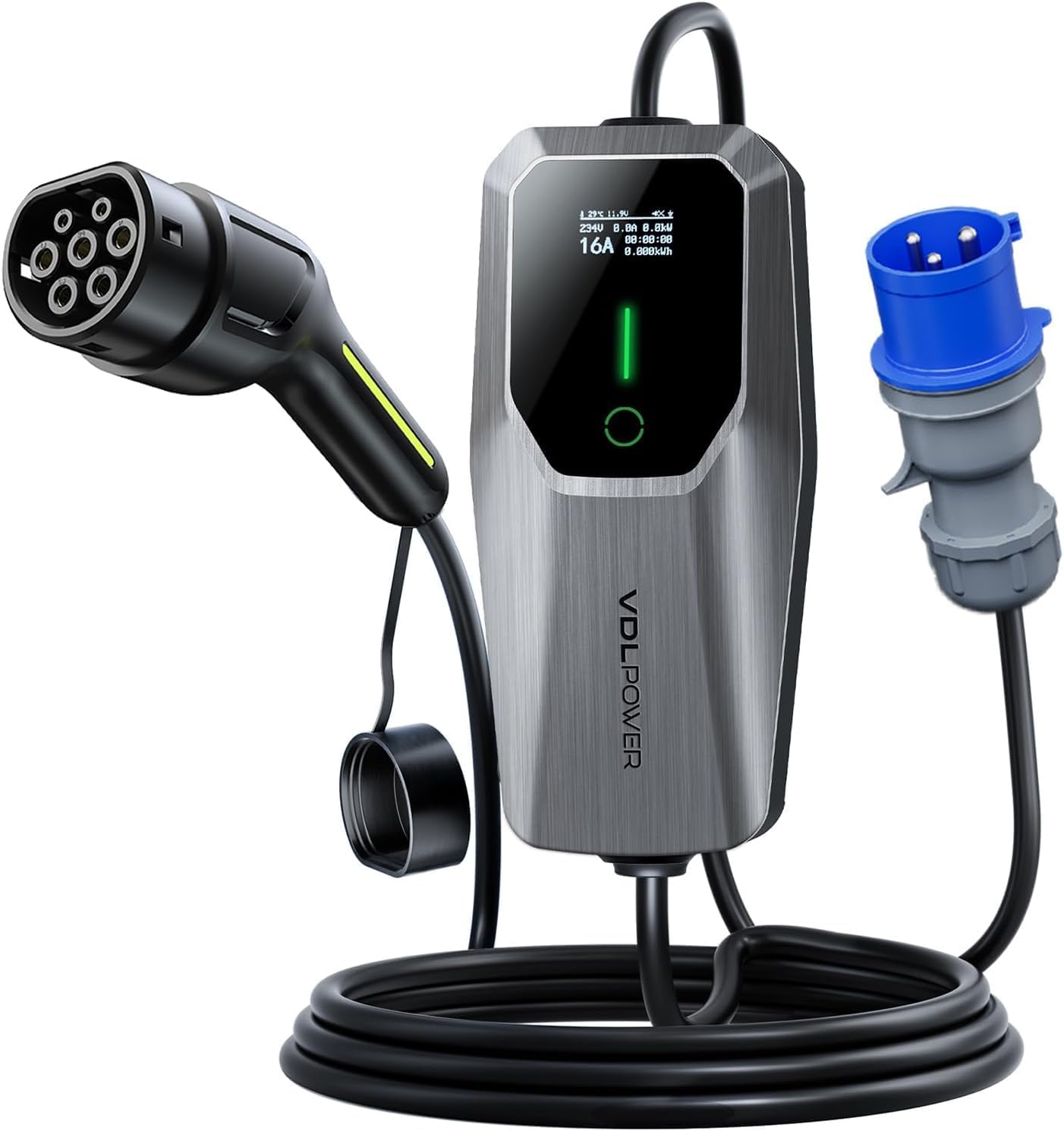 Detalle de VDLPOWEREU EV Charger 7 kW, 5M Type 2 cable