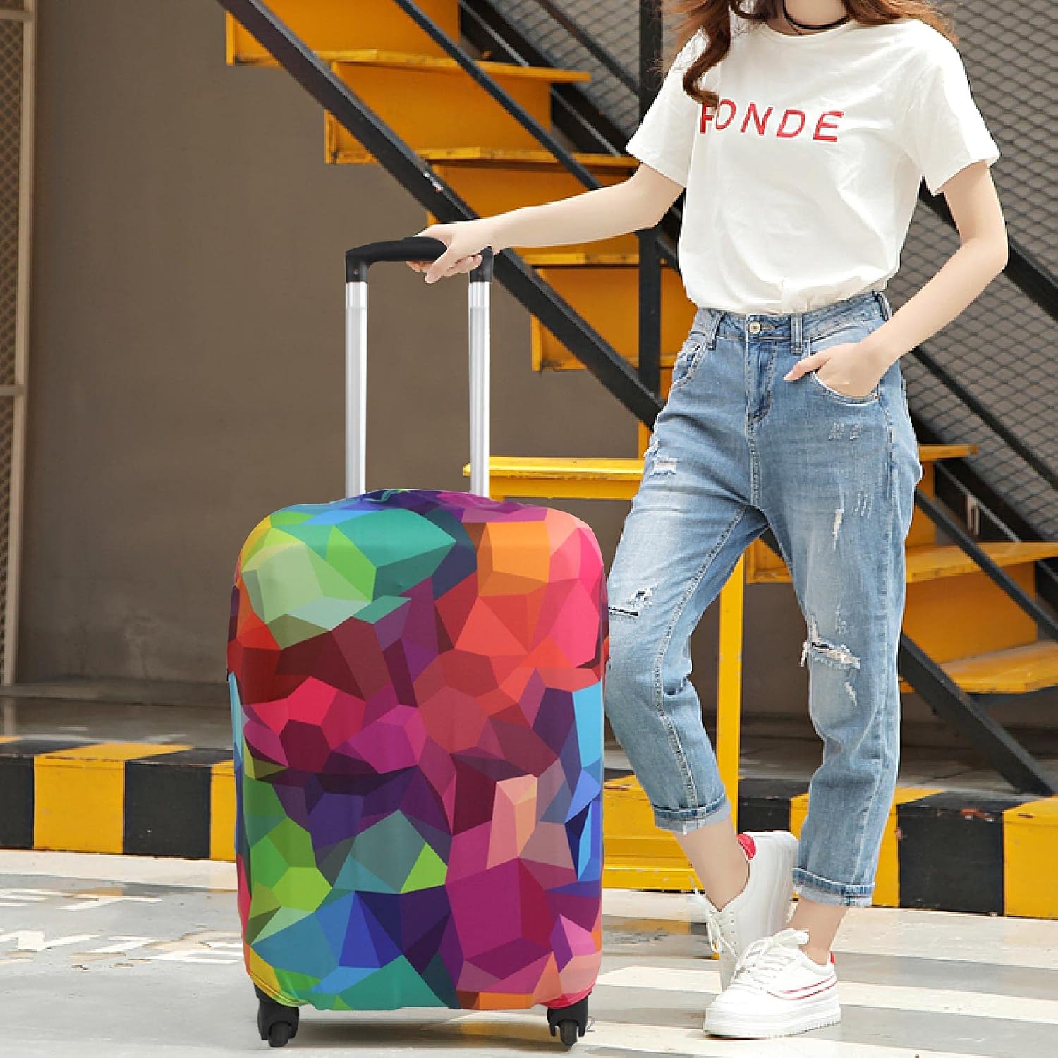 Thumbnail 4 de Explore Land Travel Luggage Cover M 23–26 inch suitcase protector
