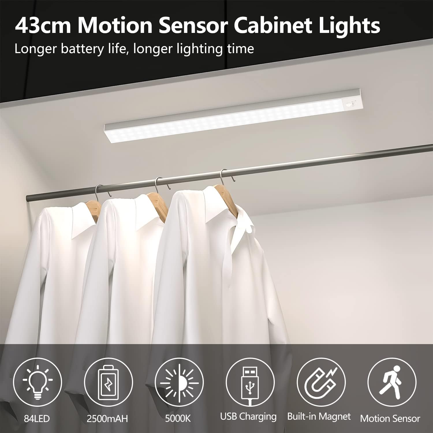 Detalle 2 de OUILA Luce LED sottopensile cucina 43 cm