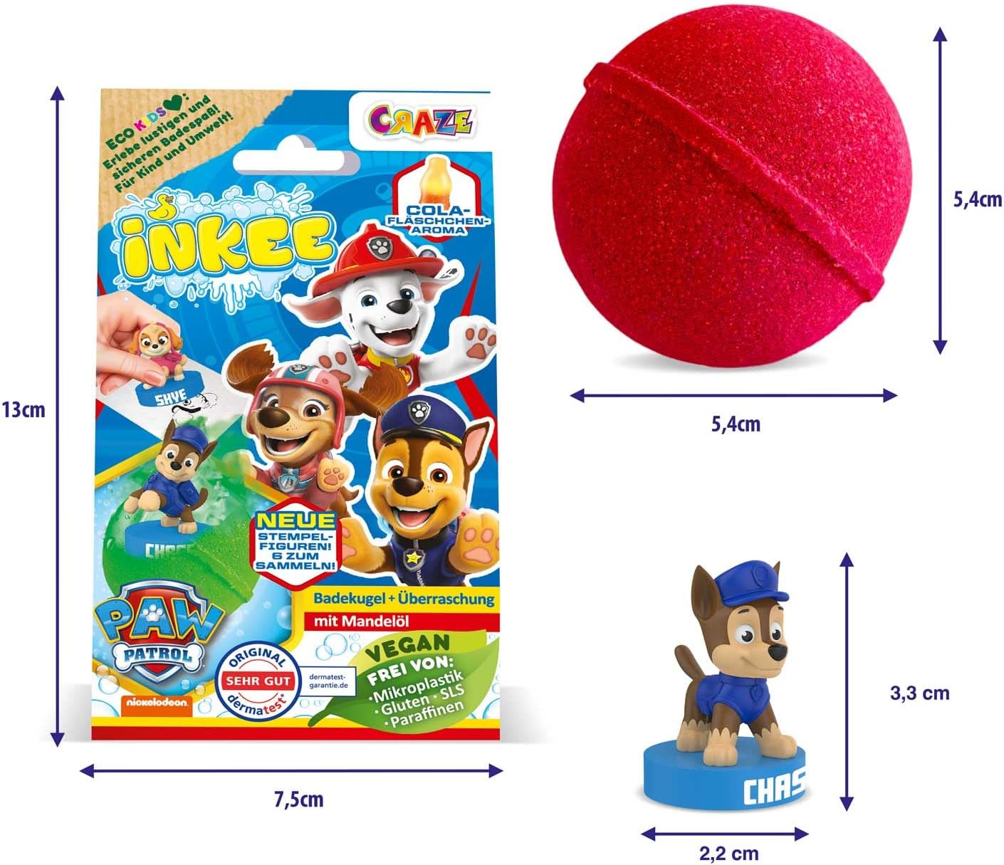 Thumbnail 4 de Inkee Paw Patrol 🎁 Bombas de baño con sorpresa y aroma a chicle