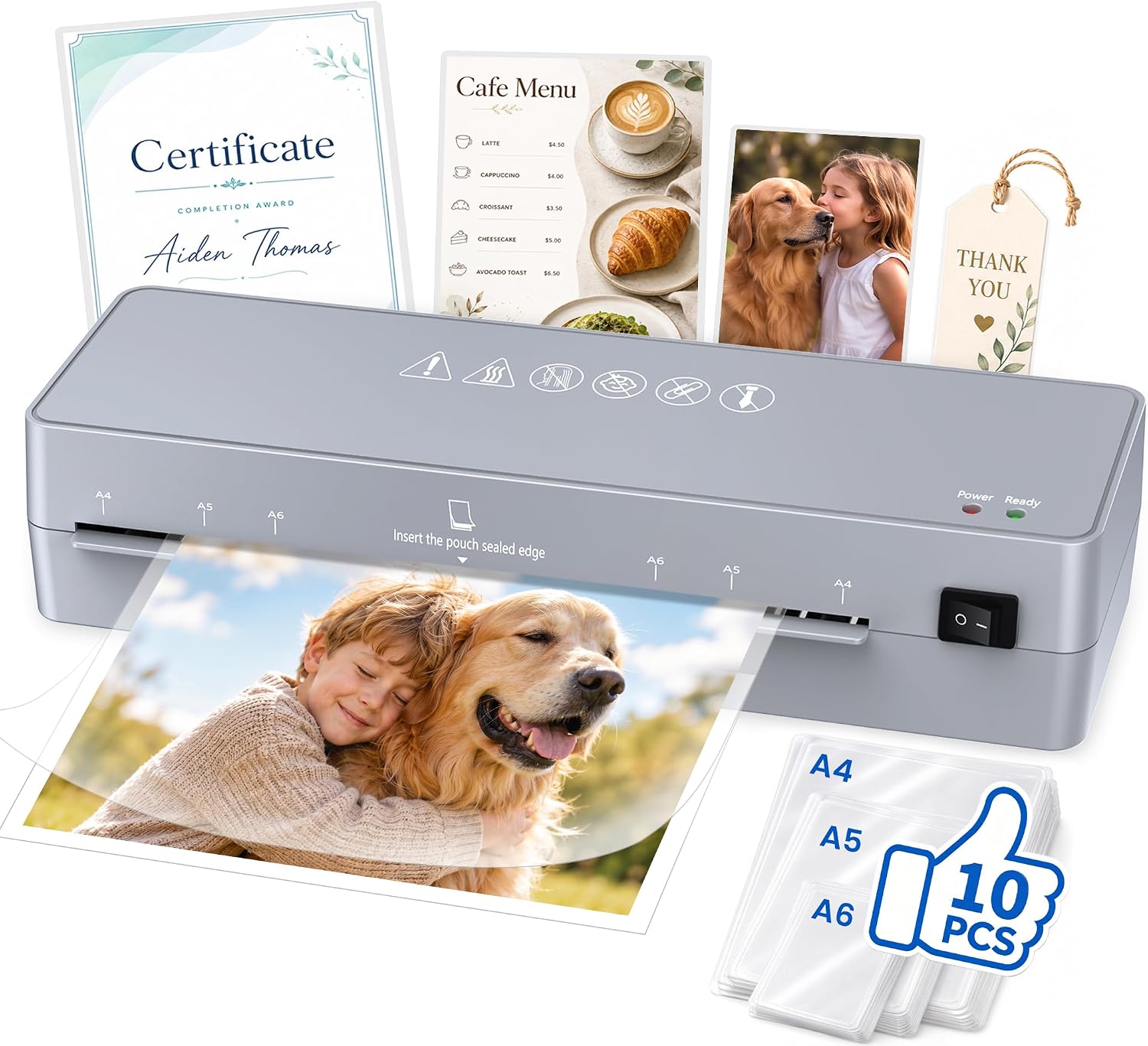 Detalle de MAXDONE A4 Laminator for home and office