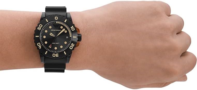 Detalle de Emporio Armani Orologio Uomo movimento al quarzo, cassa 46 mm e datario