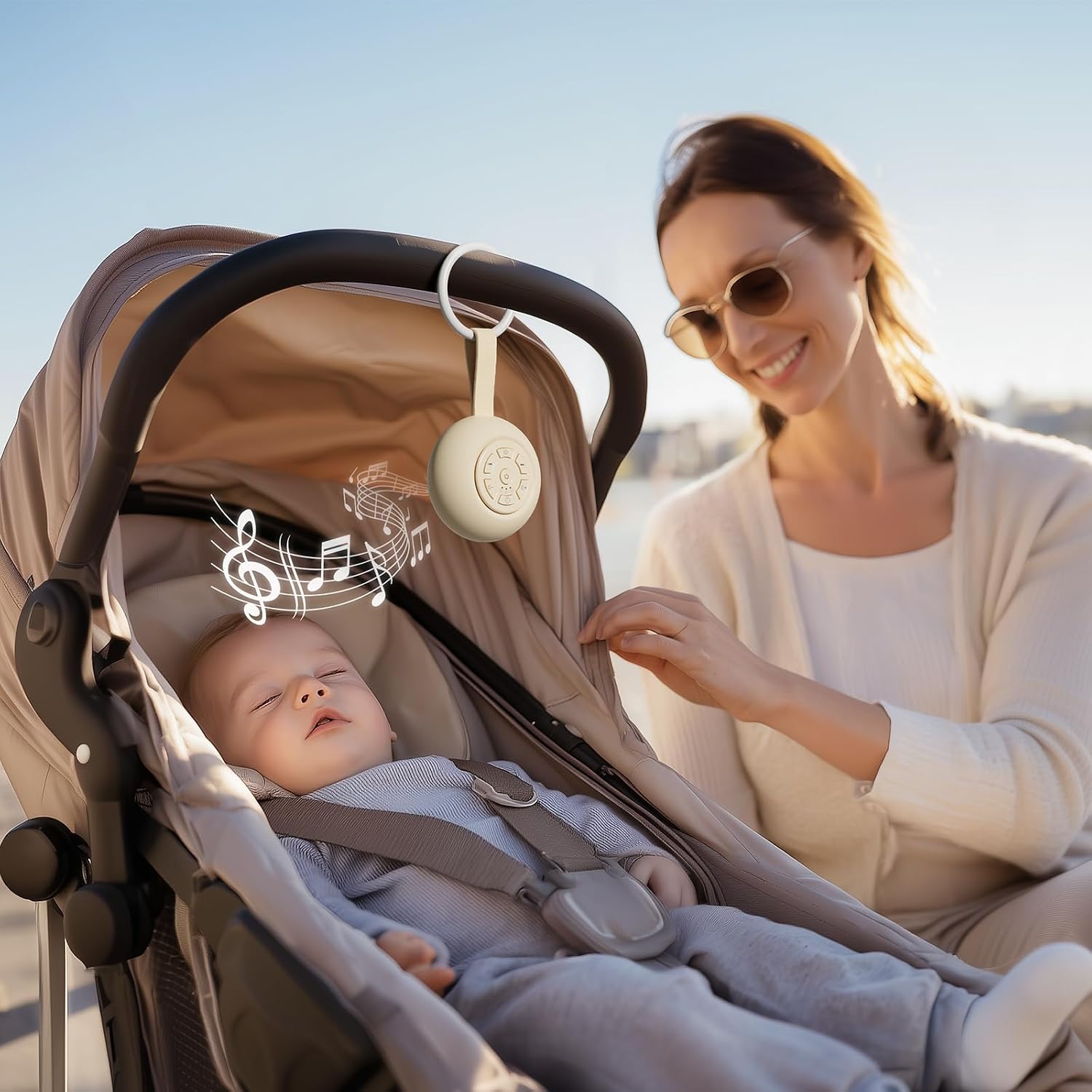 Thumbnail 5 de GMEKA Portable White Noise Machine with Nursery Night Light (USB Rechargeable) and 24 Soothing Sounds