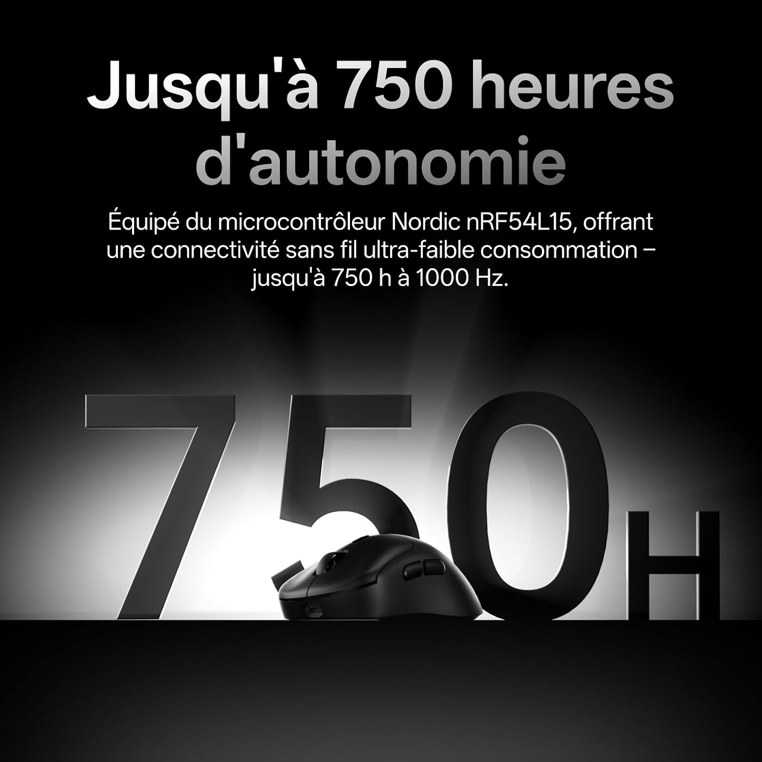 Detalle 2 de Rapoo VT3 Gen-2 draadloze gamingmuis, 53 g, 8.000 Hz en 10 toetsen