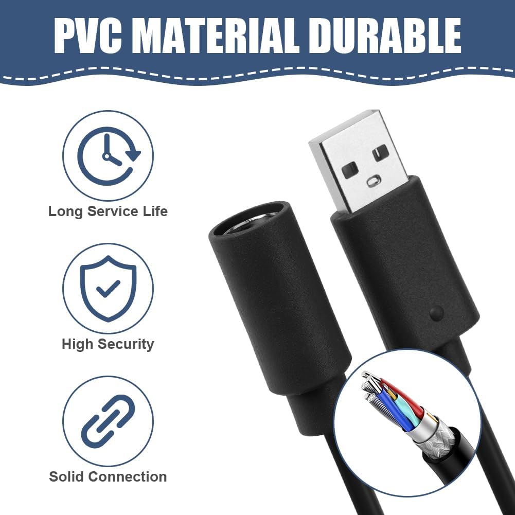 Detalle de AXFEE USB Breakaway Cable for Xbox: Replacement Dongle for Xbox 360 & PC