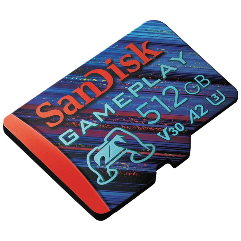 Detalle 2 de SanDisk GamePlay microSDXC 512GB UHS-I A2 V30 Clase 10
