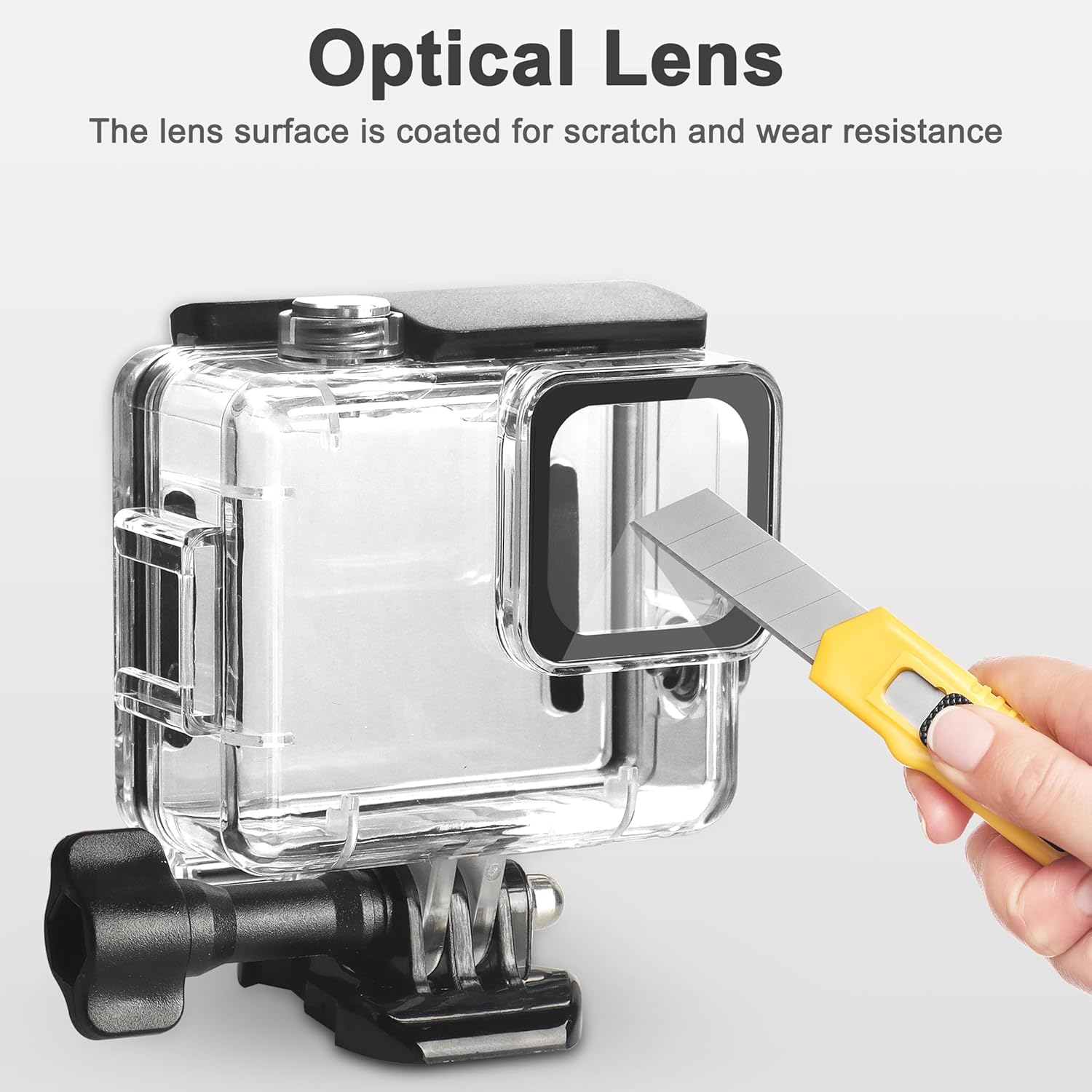 Detalle de OKFUN custodia impermeabile per GoPro Hero 4K 60 m