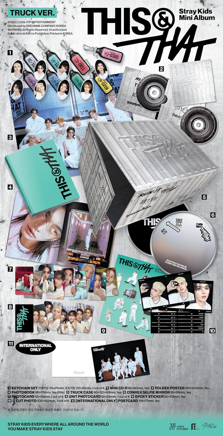 Thumbnail 1 de Stray Kids 7518793 THIS & THAT (TRUCK VER.) Mini CD Album with Collectibles
