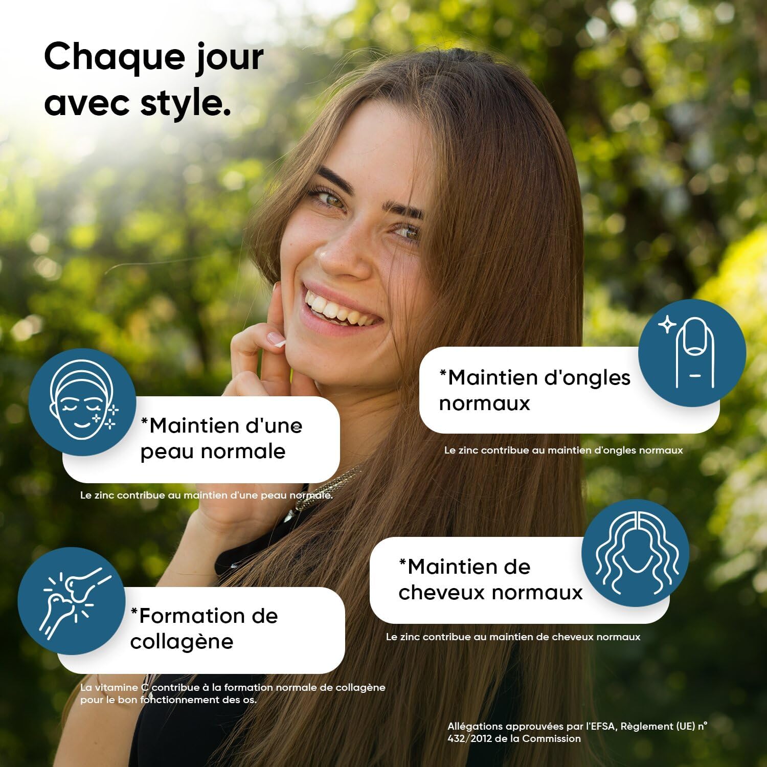 Thumbnail 5 de Collagène Marin Acide Hyaluronique – 120 gélules peptides de collagène Type 1 & 3 + vitamine C, zinc, Coenzyme Q10