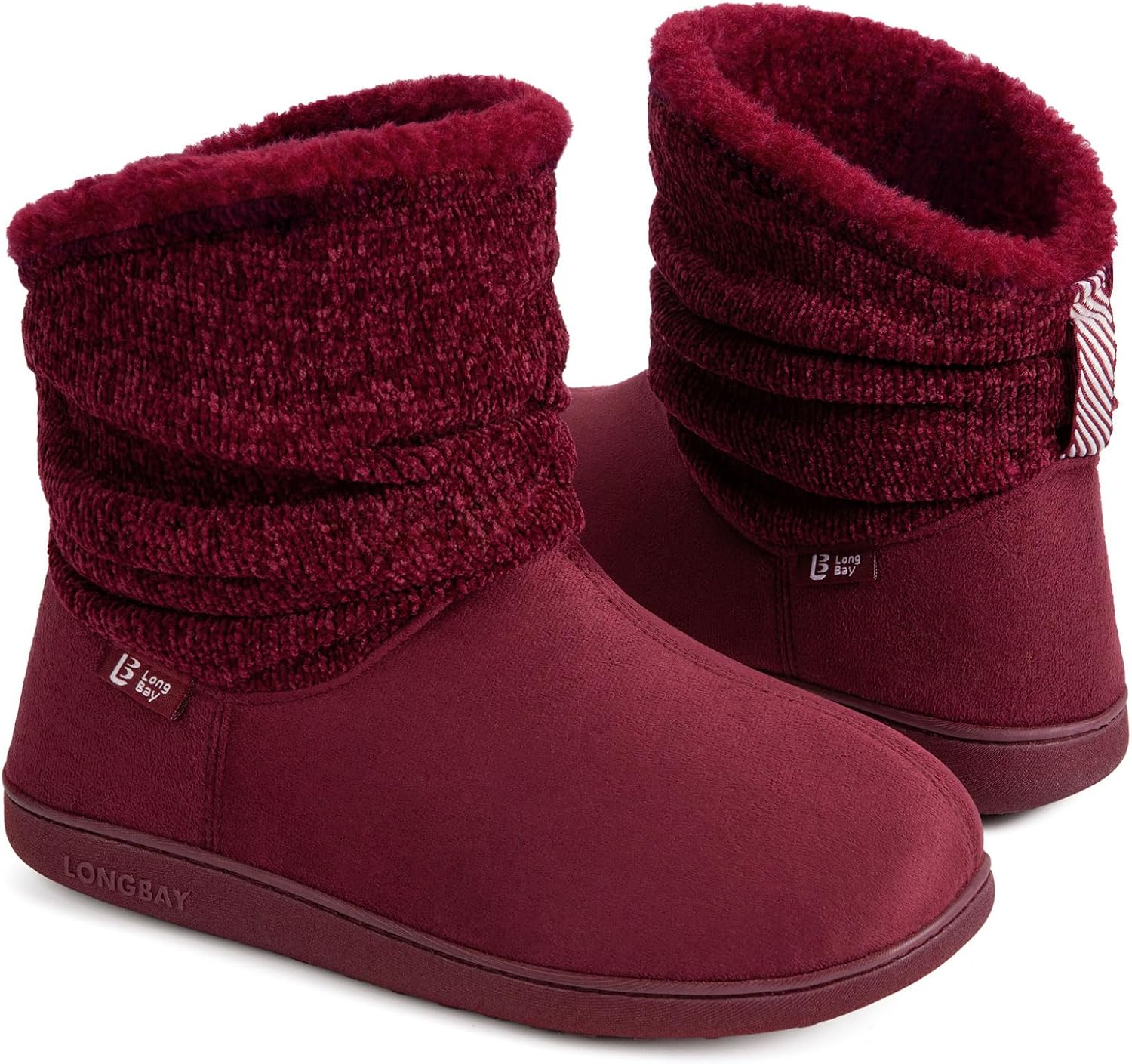 Thumbnail 6 de LongBay Women's Chenille Knit Bootie Slippers 🎀