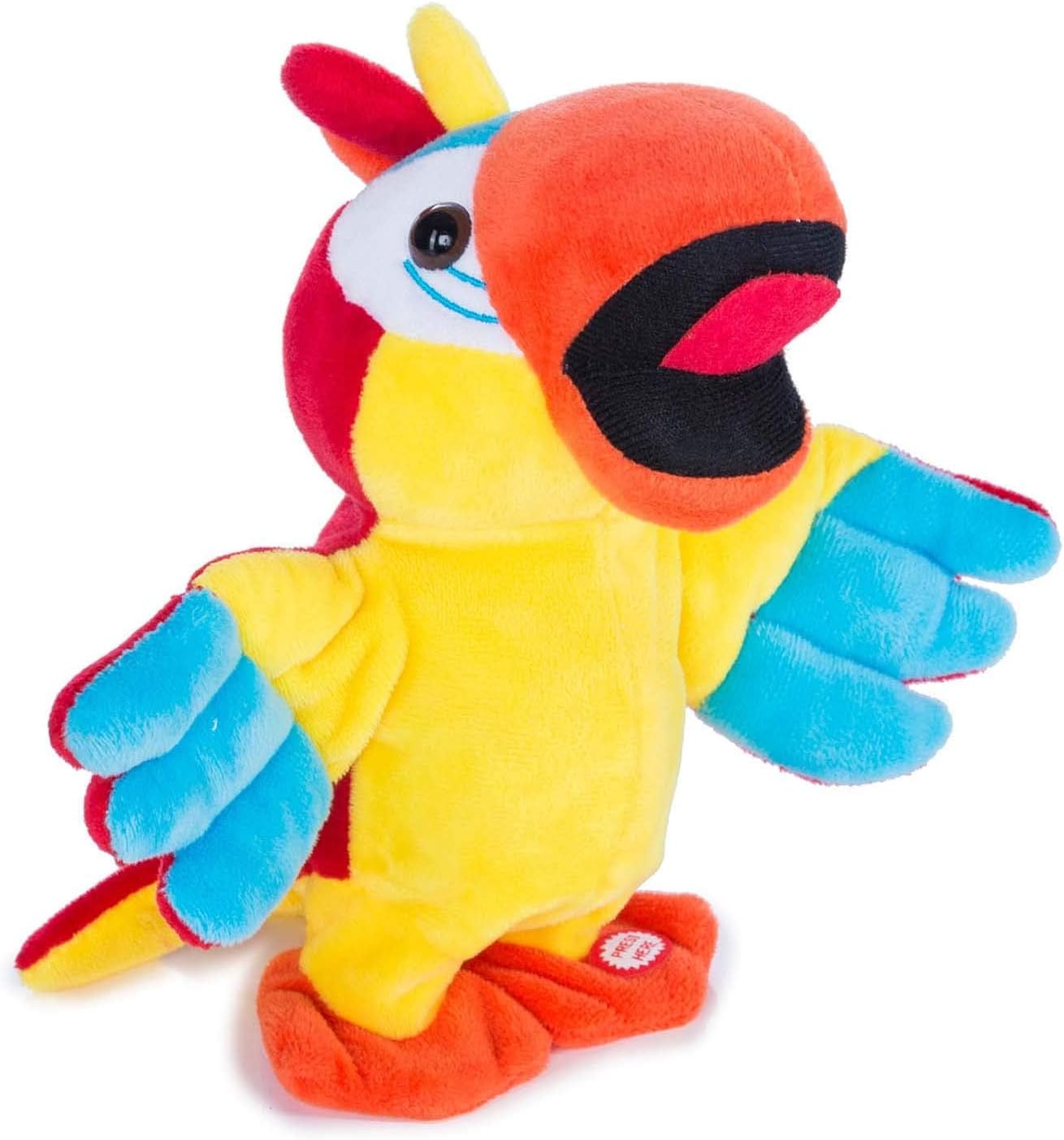 Detalle de GOODS+GADGETS® 356023020 talande plyschpapegoja med dans och melodier
