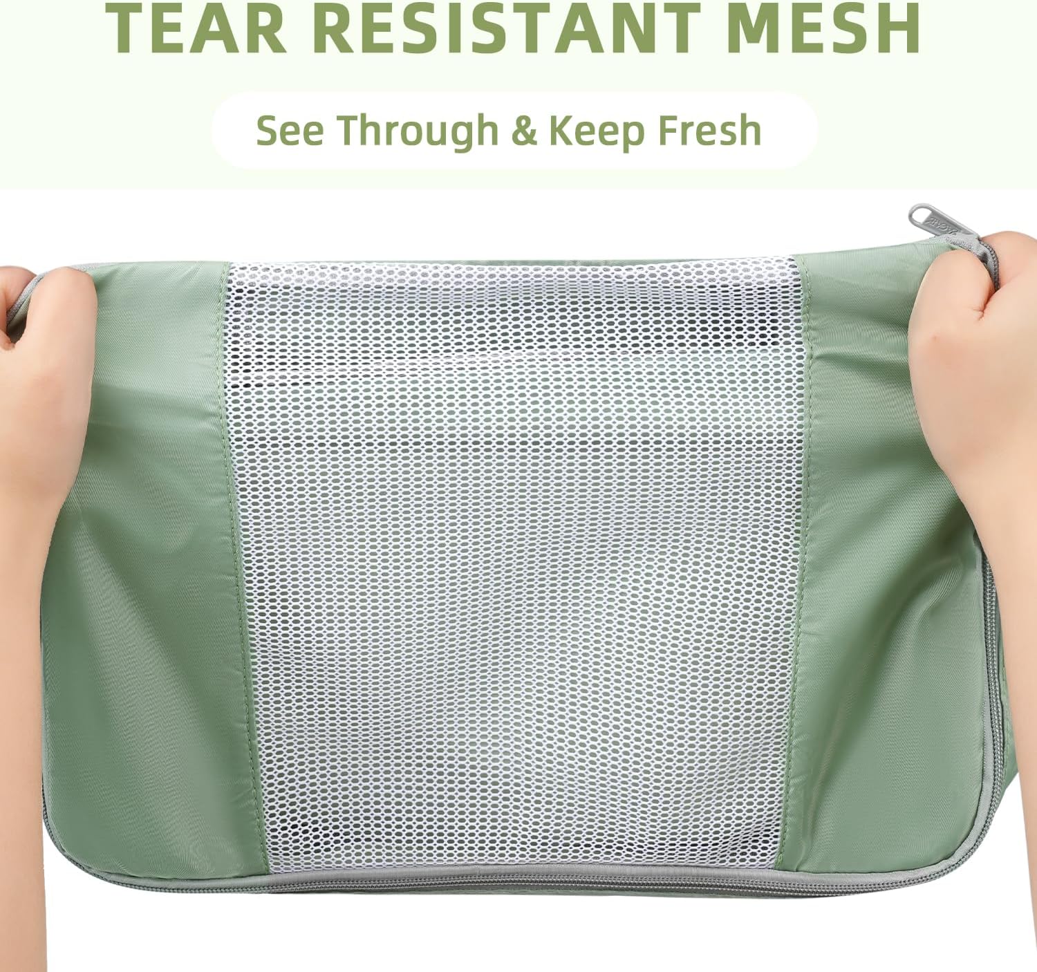 Thumbnail 5 de BAGAIL 8‑Piece Packing Cubes Set – Matcha Green
