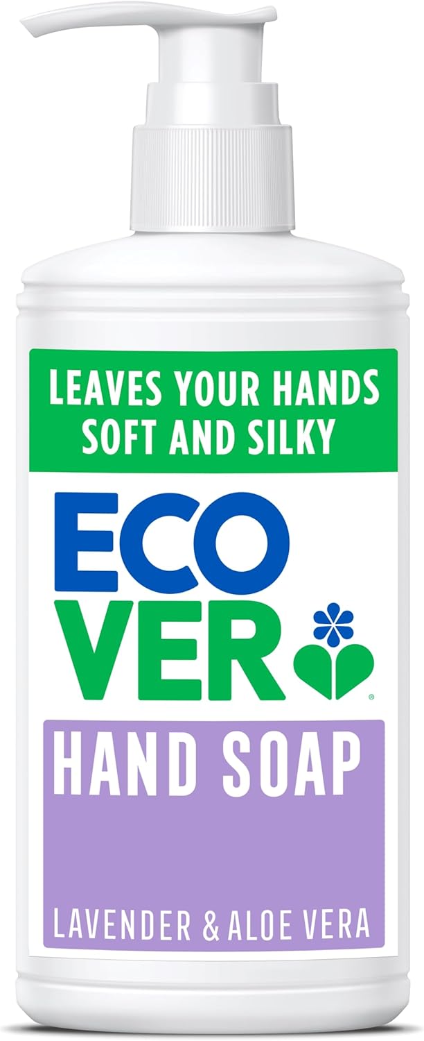 Ecover Hand Wash – Gentle Hand Cleansing with Fresh Lavender & Aloe (250ml)