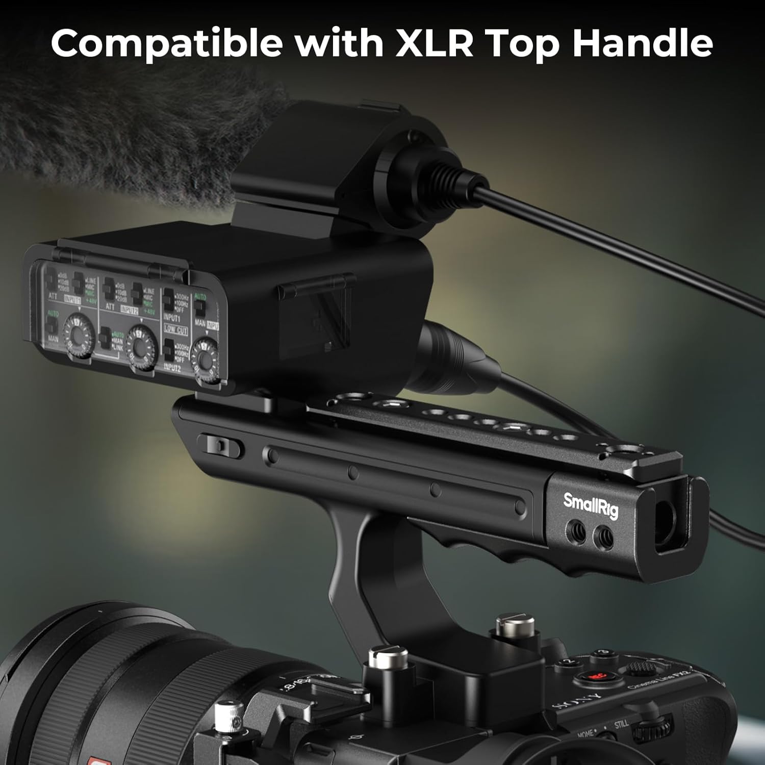 Thumbnail 4 de SmallRig FX2 HawkLock Quick Release Camera Cage Kit for Sony (5588) with XLR handle extension and Arca-style plate