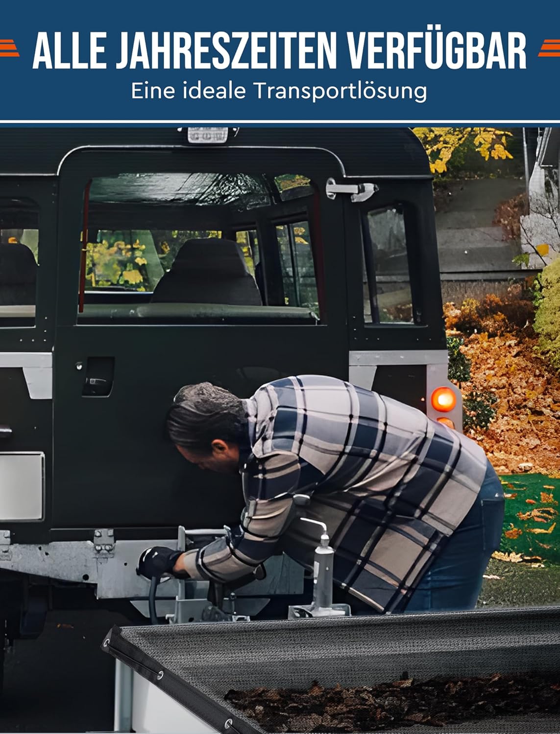 Thumbnail 5 de Ezcasch Anhängernetz 2x3m feinmaschig