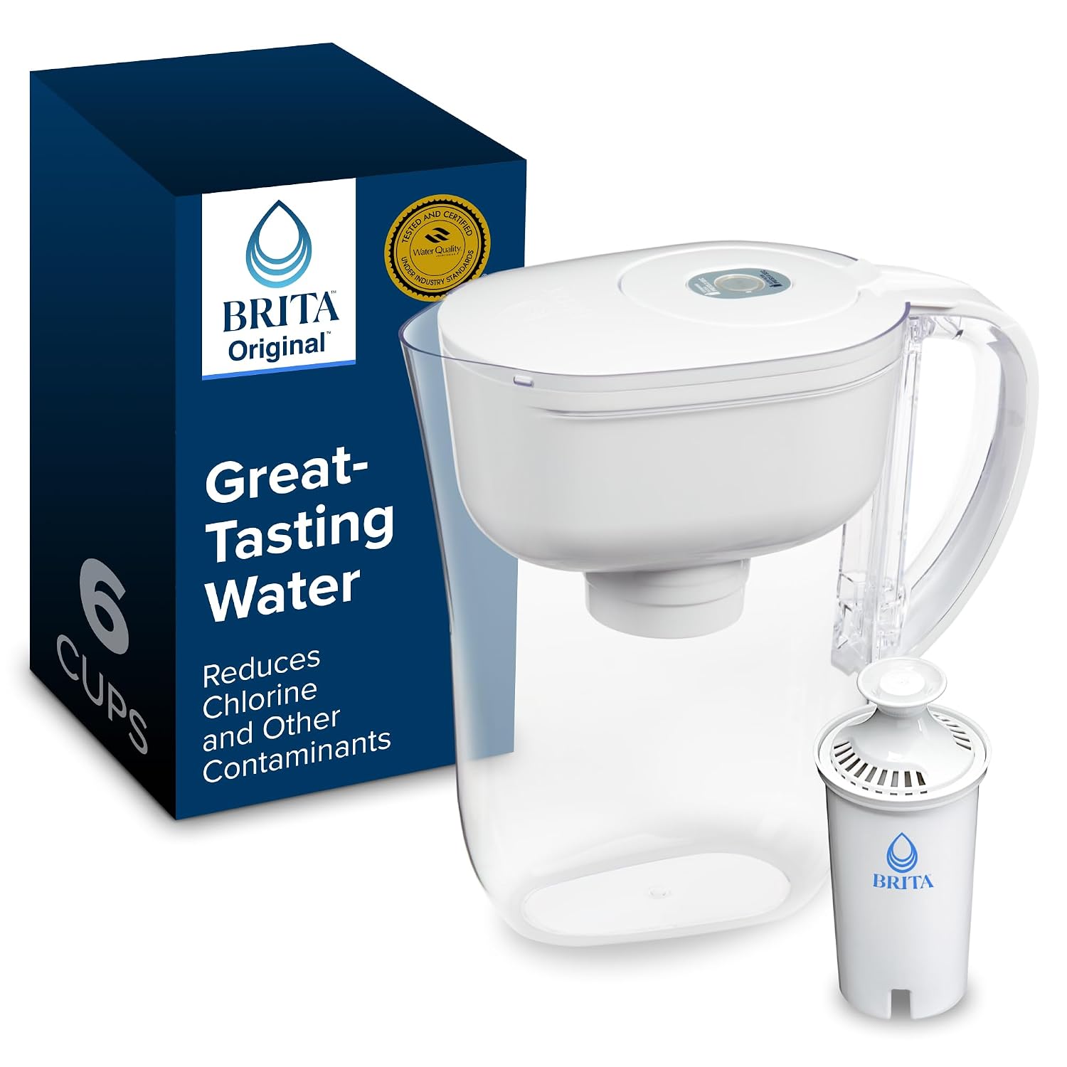 Detalle de Brita Metro 6-Cup Water Filter Pitcher with SmartLight