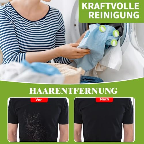 Thumbnail 4 de WXSHUOYU 12 Stücke Tierhaarentferner Waschmaschine – Wiederverwendbare Fusselfänger