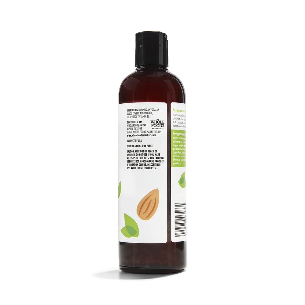 Detalle 2 de 365 by Whole Foods Market Softening Sweet Almond Oil 16 Fl Oz