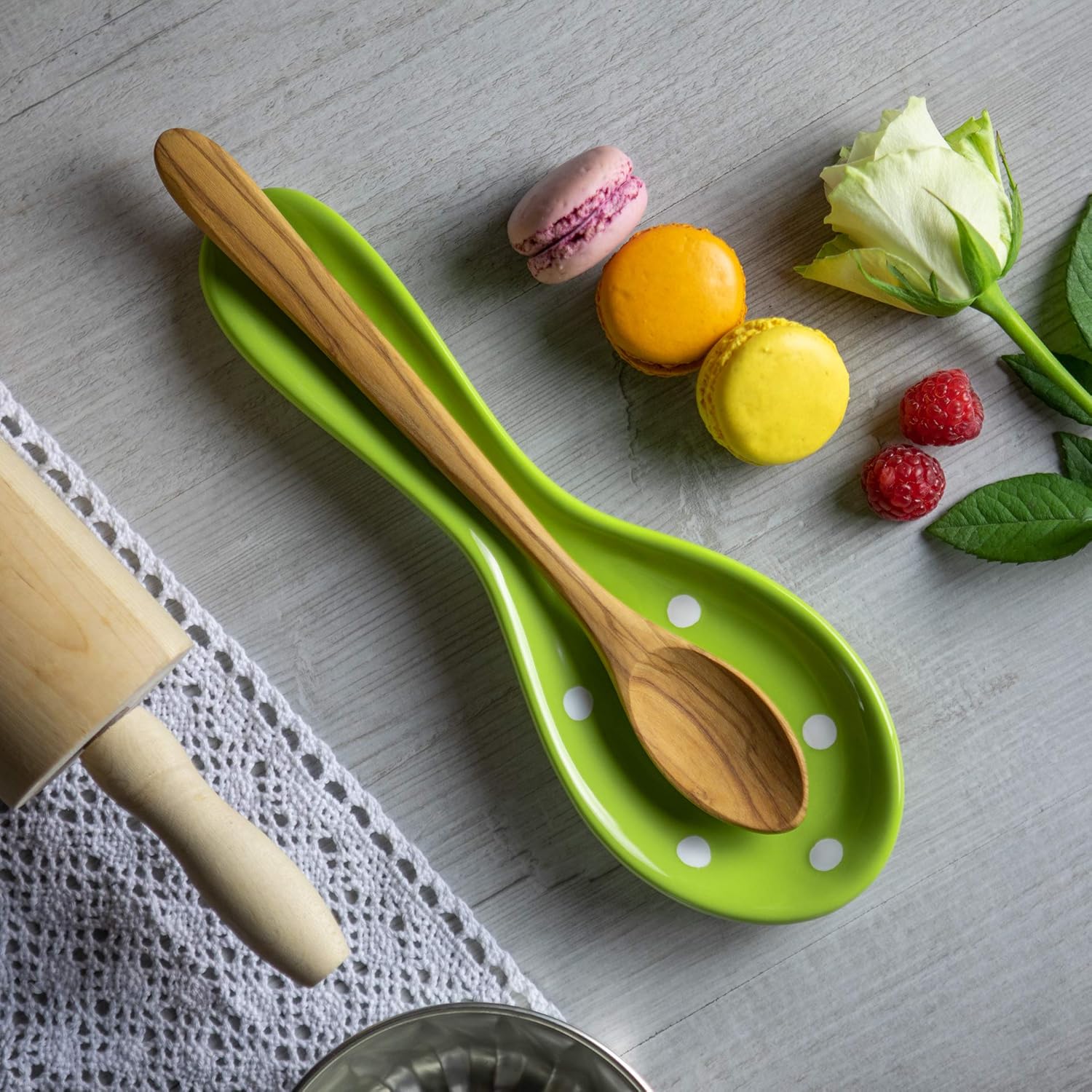 Thumbnail 3 de City to Cottage Pistachio Green Spoon Rest 🍽