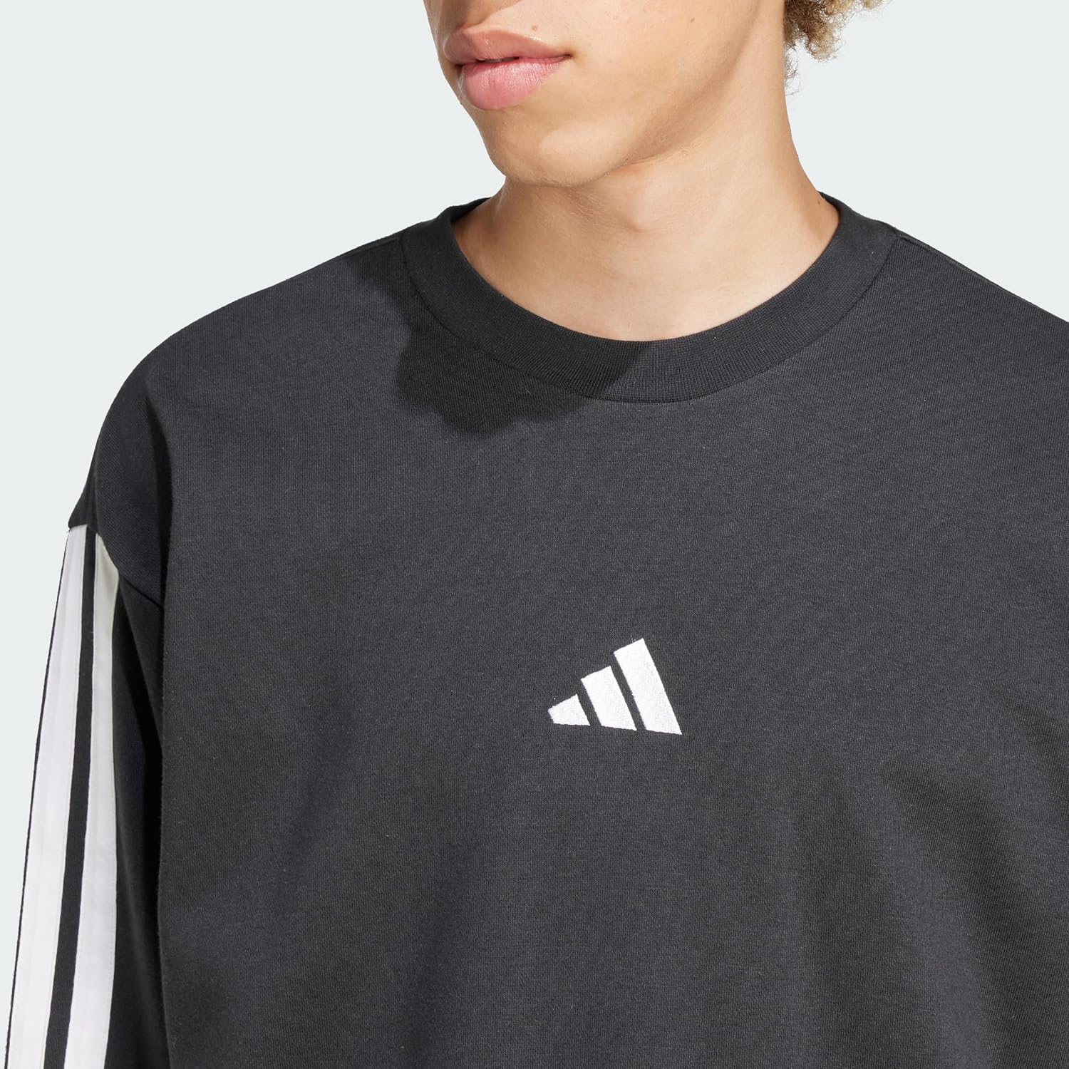 Thumbnail 3 de Adidas Essential Three Stripes French Terry Sweatshirt