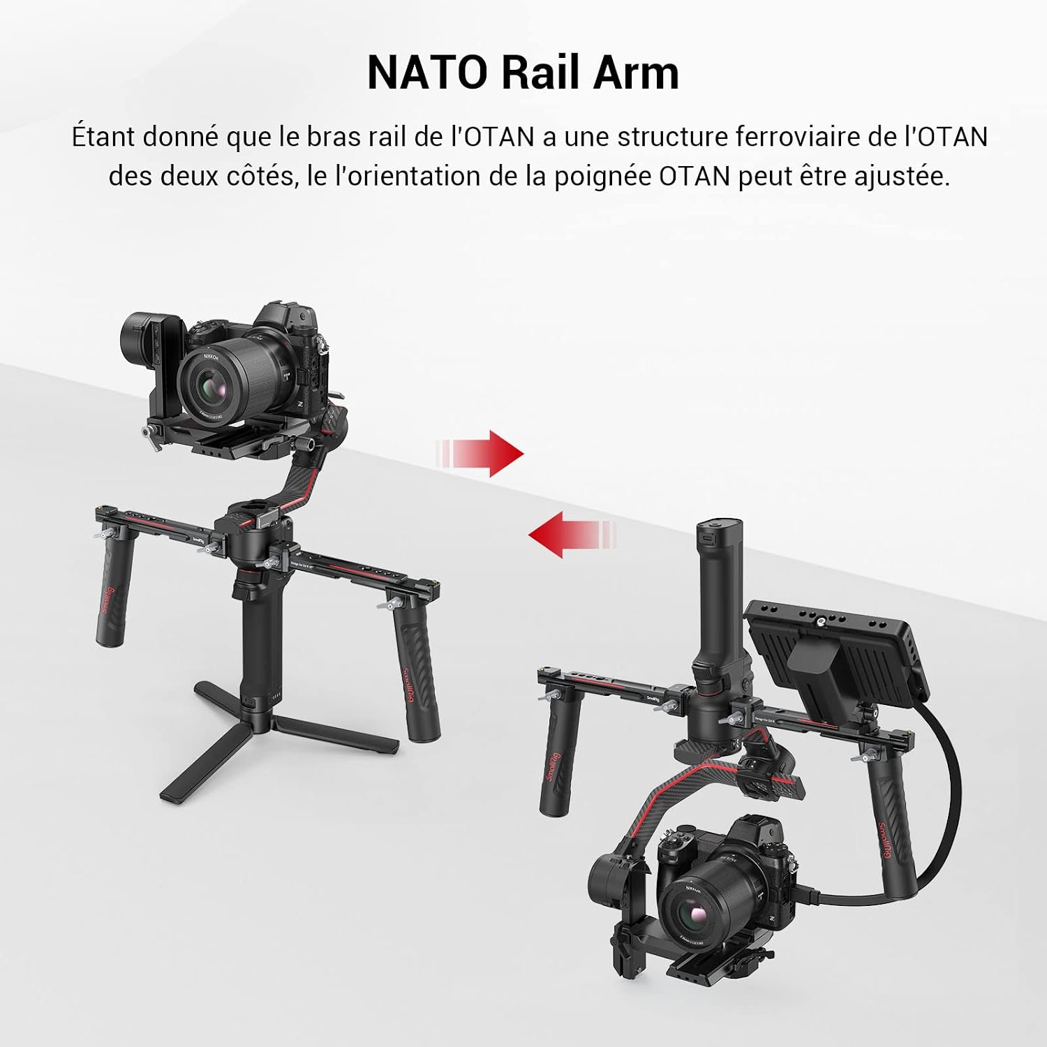 Detalle 2 de SMALLRIG Dual Handgrip 3027 pour gimbal