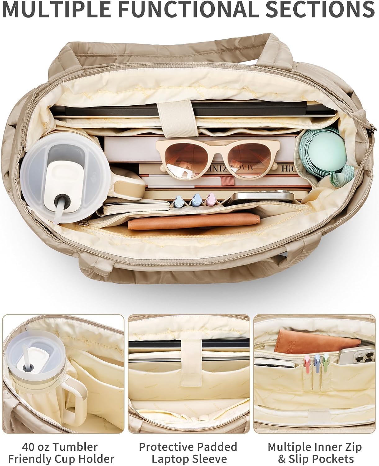 Detalle 2 de Bagstellar Puffer Tote 20L