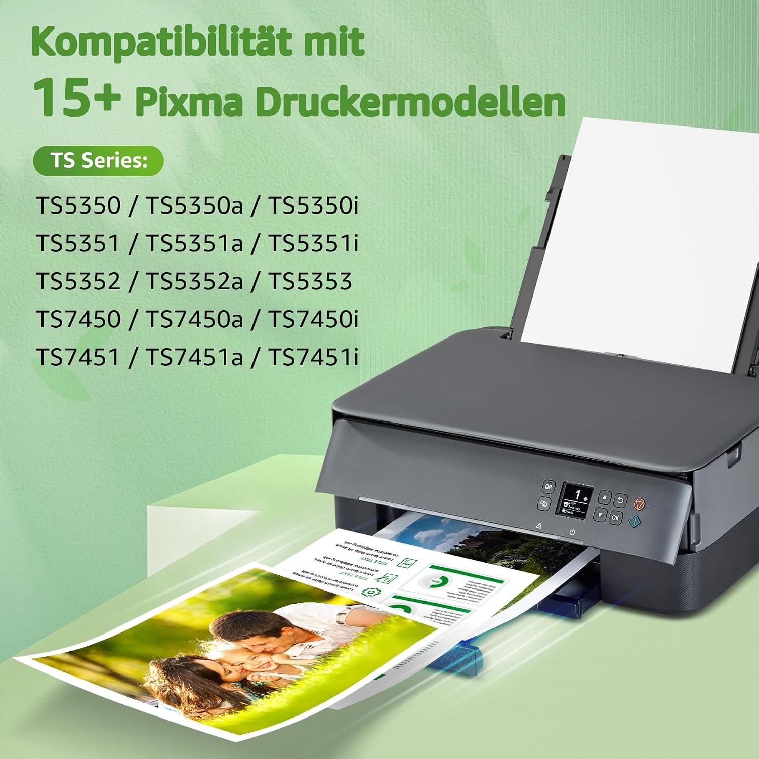 Detalle 2 de GREENSKY 560 561 Druckerpatronen 2er Pack đź–¨