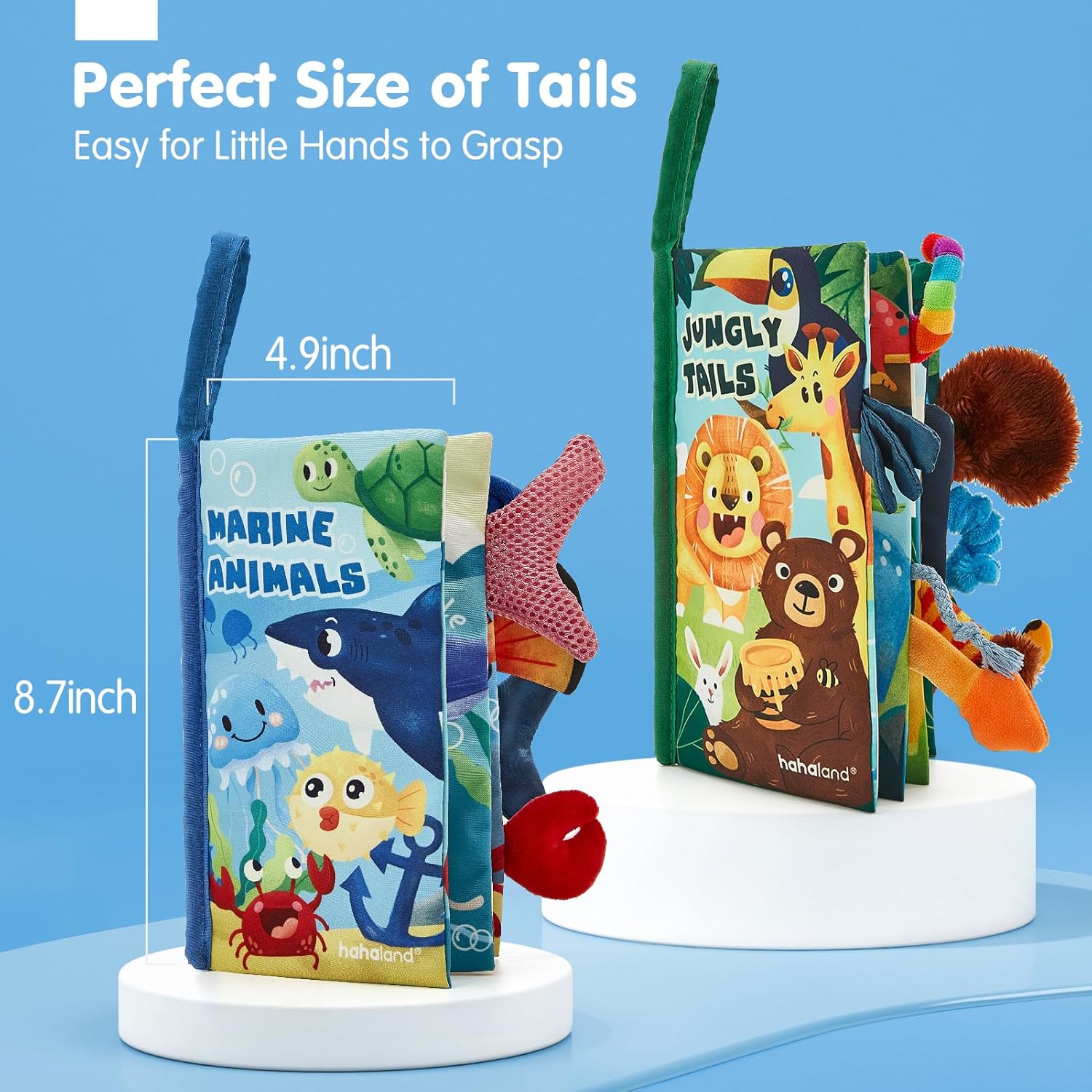 Thumbnail 6 de hahaland Crinkle Cloth Books 2-Pack for Babies