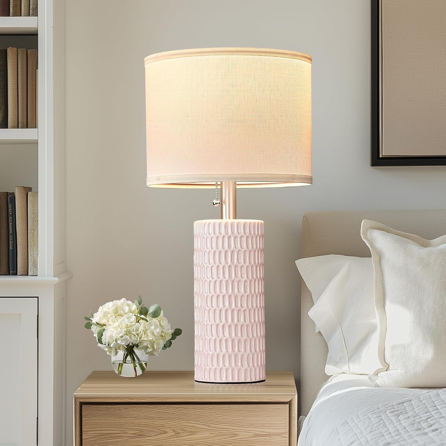 Detalle 1 de Reaketon Ceramic Table Lamps 20-inch