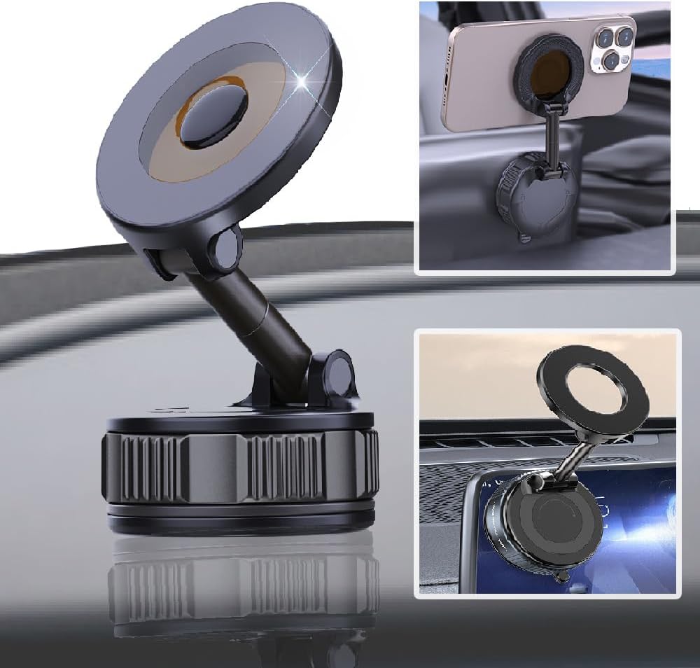 Thumbnail 5 de HoneTeek Vacuum Magnetic Phone Holder 360°