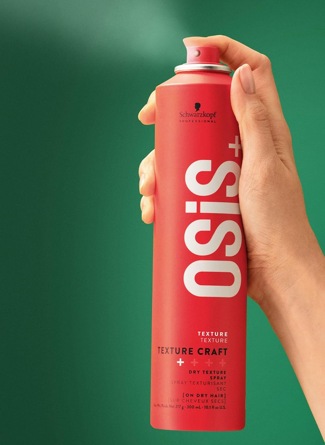 Detalle 2 de Schwarzkopf OSIS Dry Texture Spray (300ml) for natural volume and medium grip