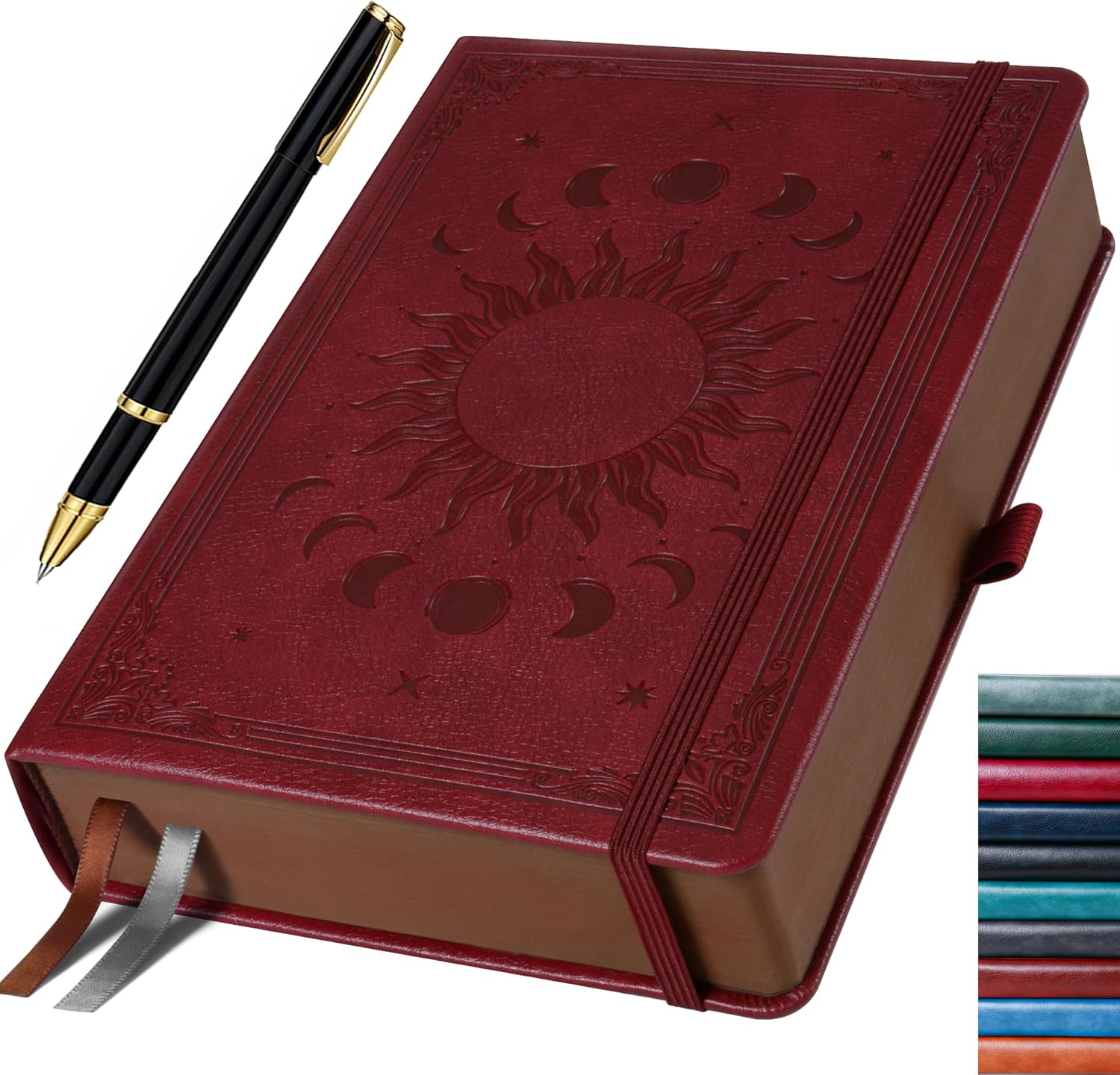 Detalle de HwxBen Wine Red Journal