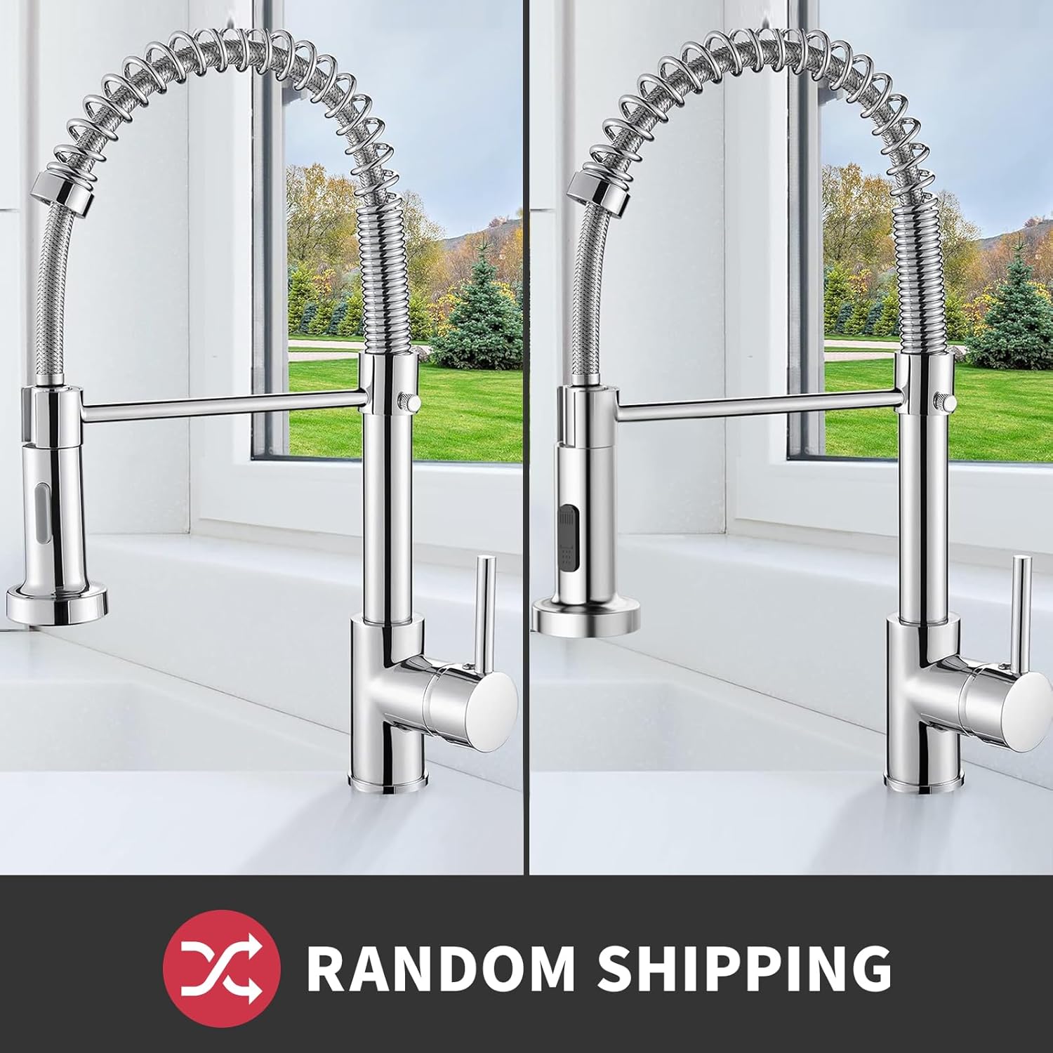 Thumbnail 4 de Cobbe Spring Kitchen Mixer Tap 360° swivel