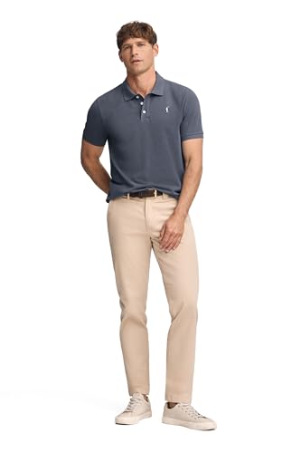 Thumbnail 2 de Polo Club Polo Manica Corta Uomo Denim Blu Regular Fit in Cotone 100%