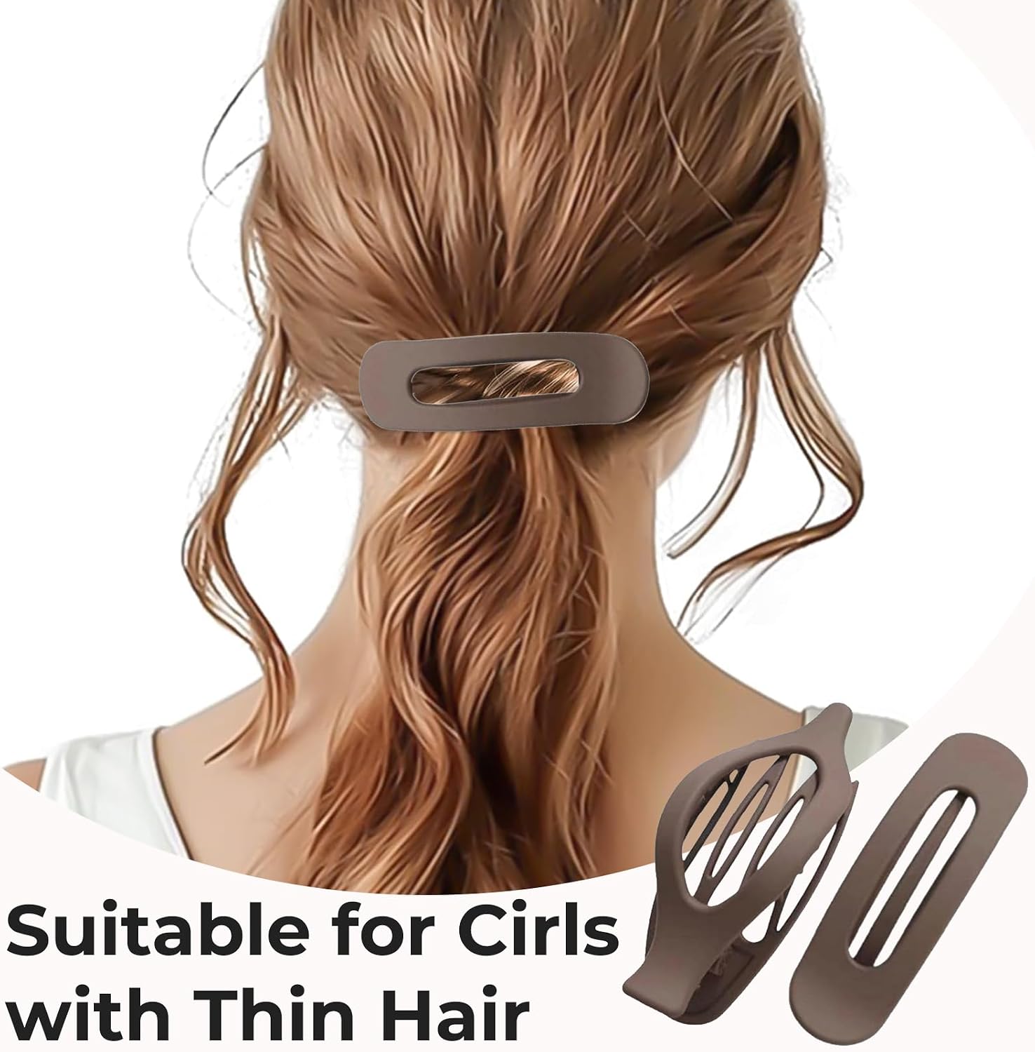 Detalle 1 de Flat hair clips, 9-piece set