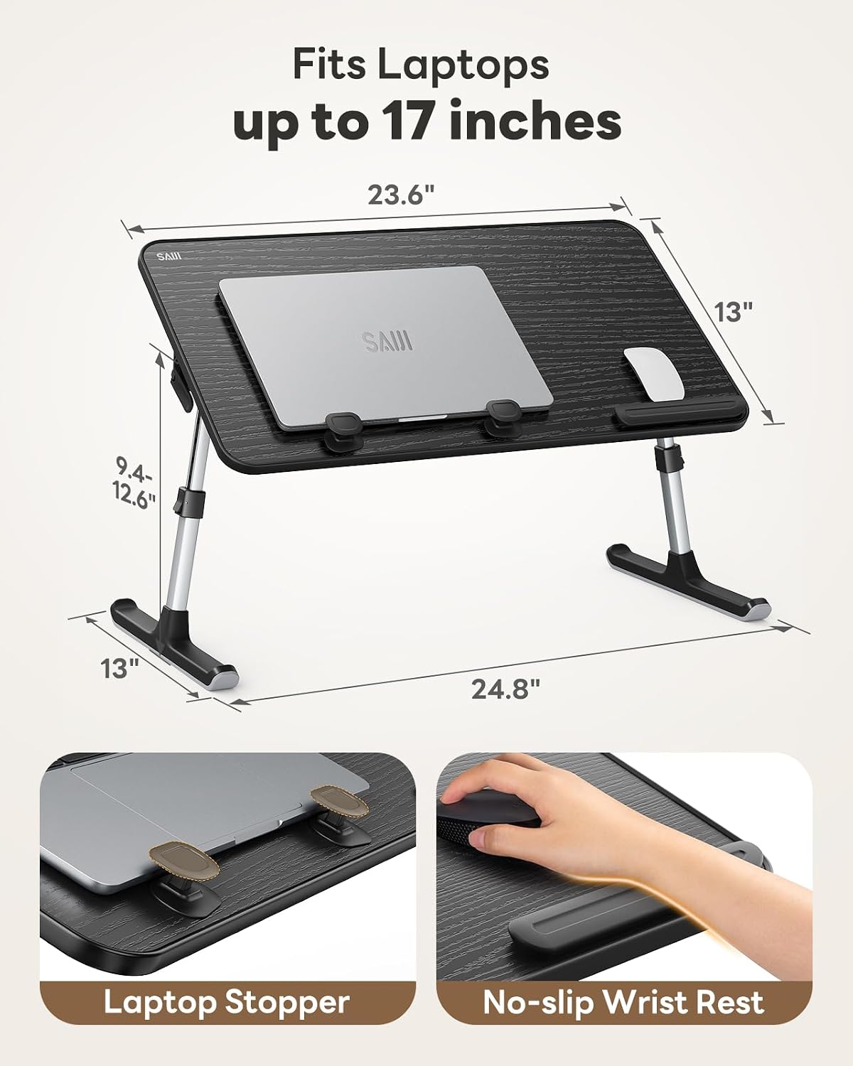 Thumbnail 5 de SAIJI Adjustable Laptop Desk