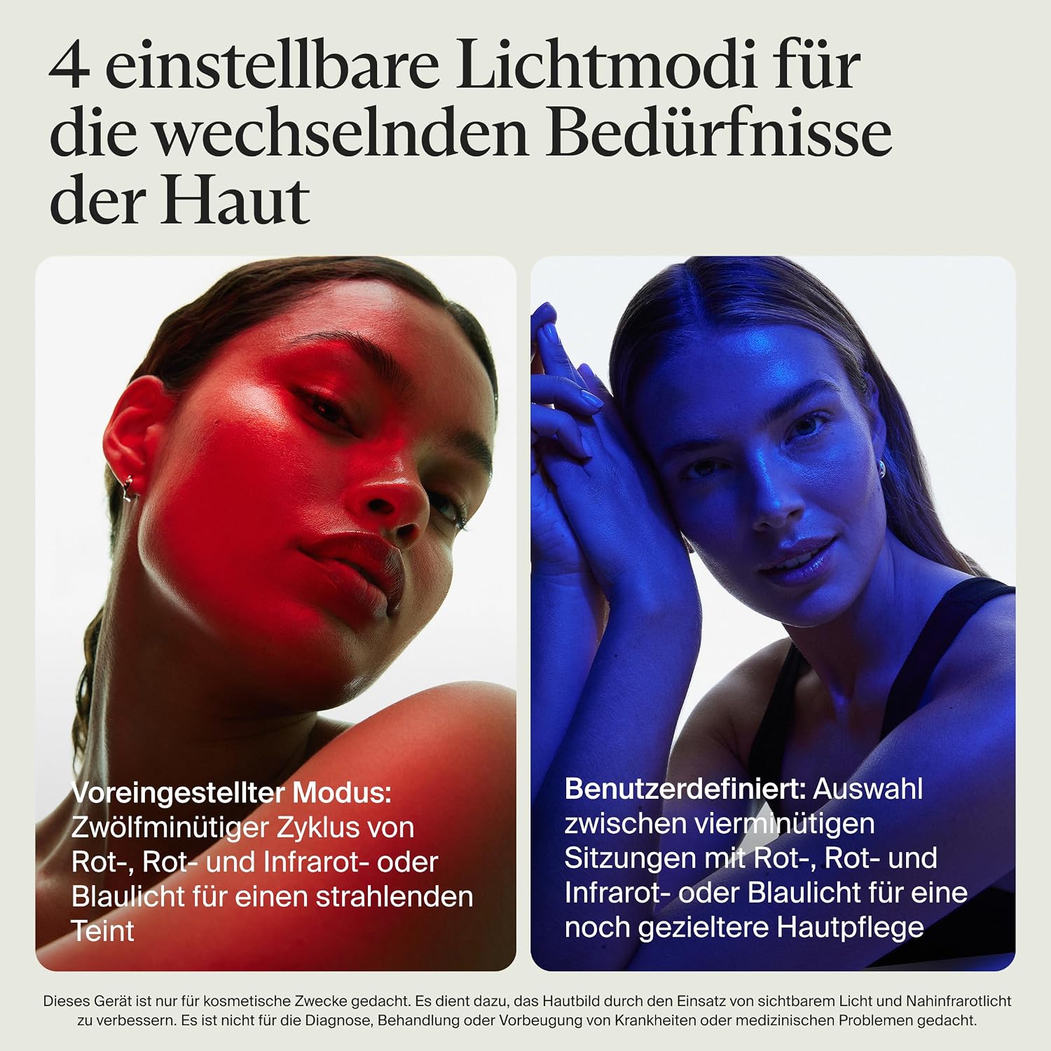 Thumbnail 6 de Therabody Mask Glo LED-gesichtsmaske mit Rot-, Blau- & Infrarotlicht sowie Vibrationsmassage