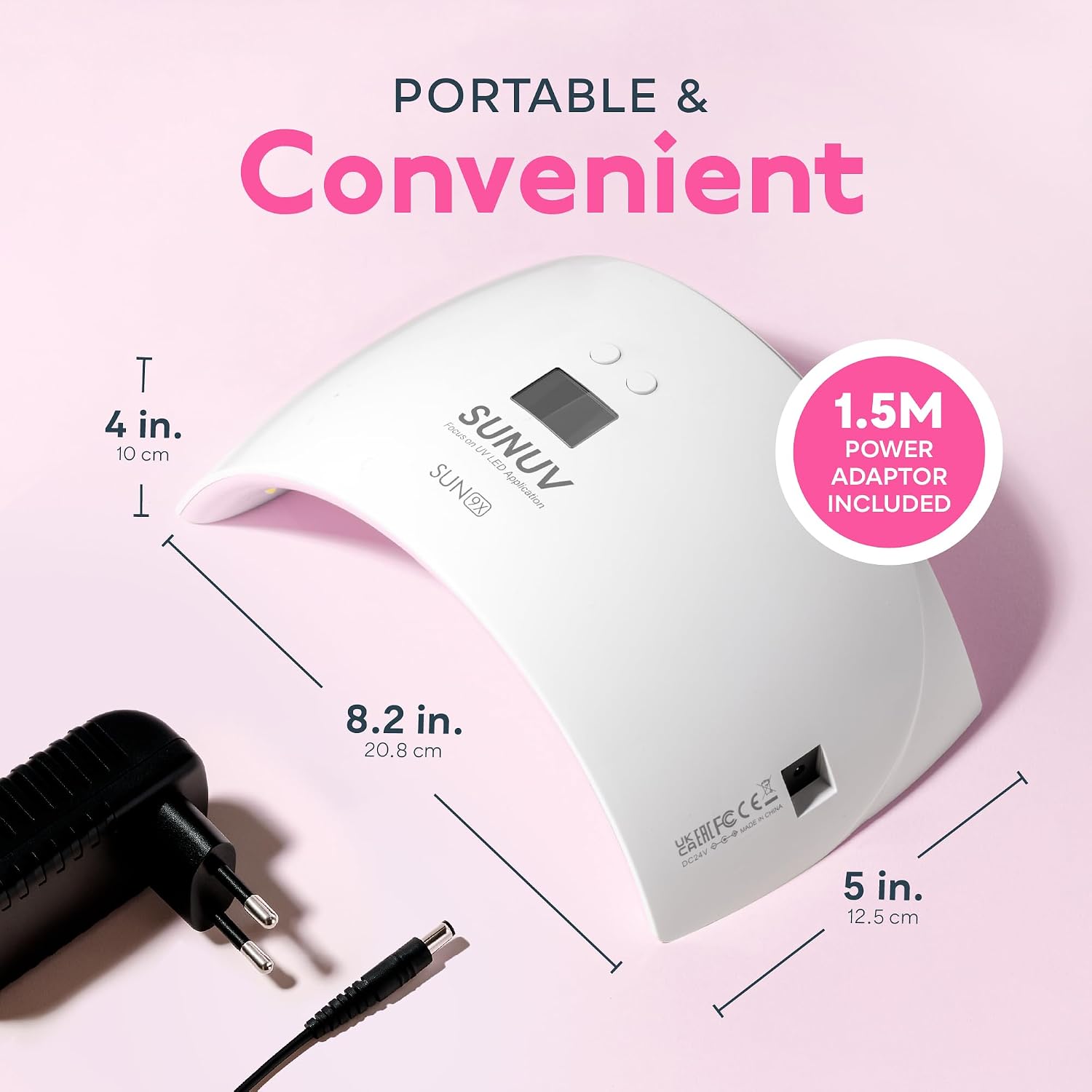 Detalle de SUNUV Lampada Asciuga Unghie LED/UV con sensore automatico e schermo LCD per manicure e pedicure a casa
