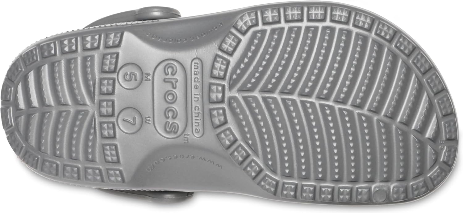 Detalle de Crocs Classic Clog 42-43 EU Slate Grey: comodidad ligera con estilo adaptado