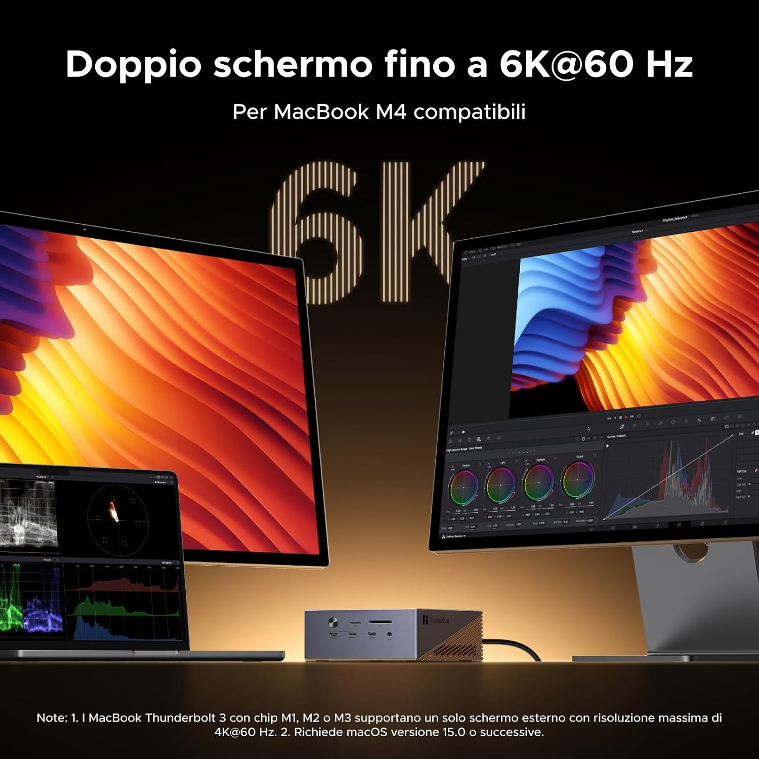 Detalle de UGREEN Maxidok Thunderbolt 5 Docking Station Revodok 17 in 1