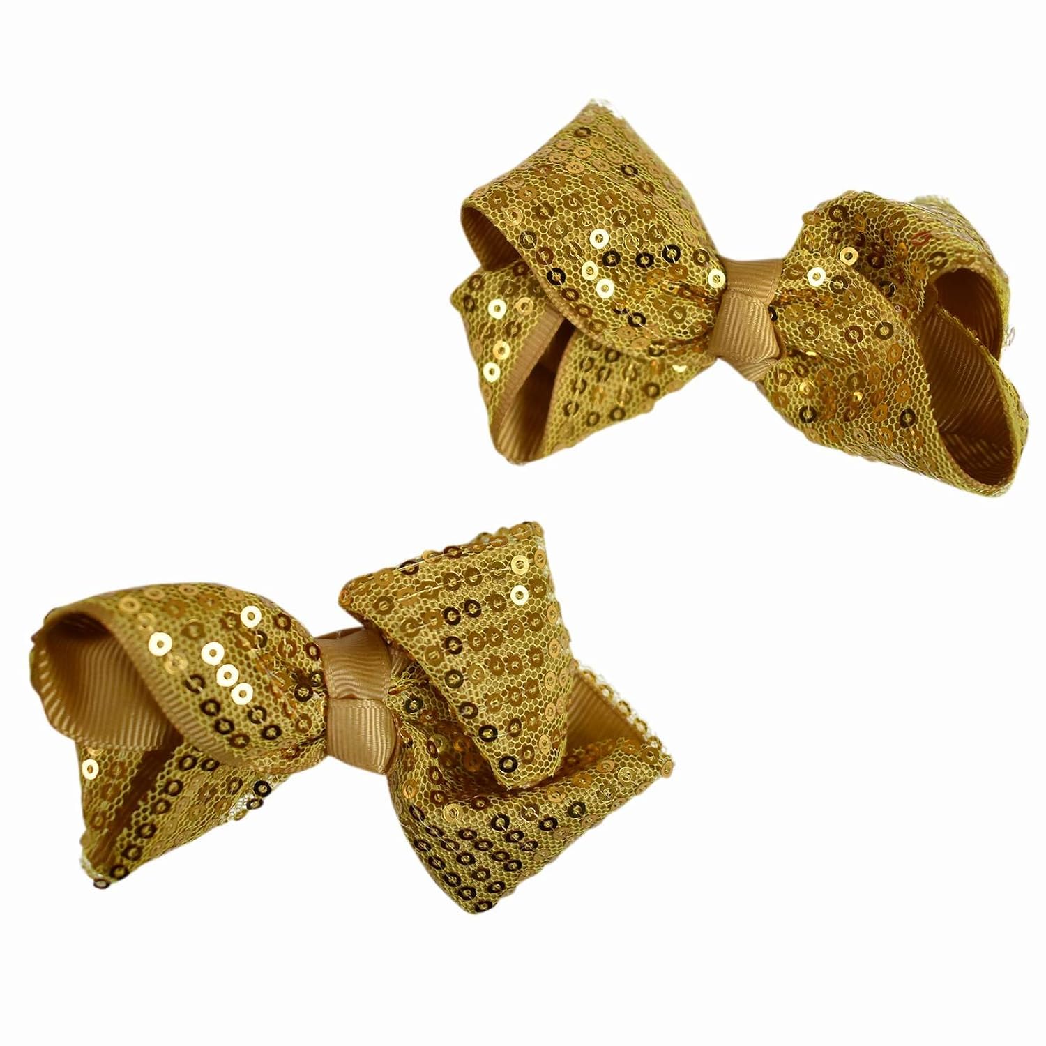 Detalle 1 de NYFASHION101 Toddler Girls' Bow Hair Clips, Set of 2