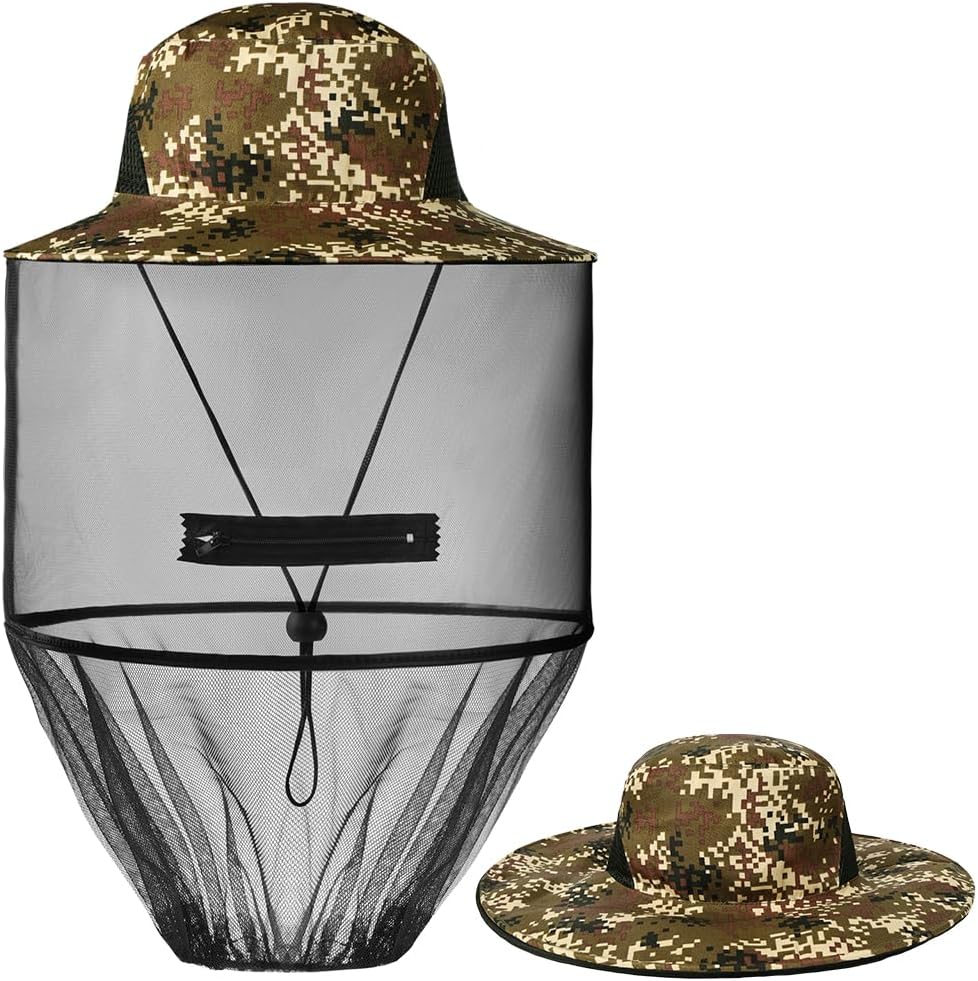 Detalle de AOGOE Head Net Face Head Cover cappello zanzariera